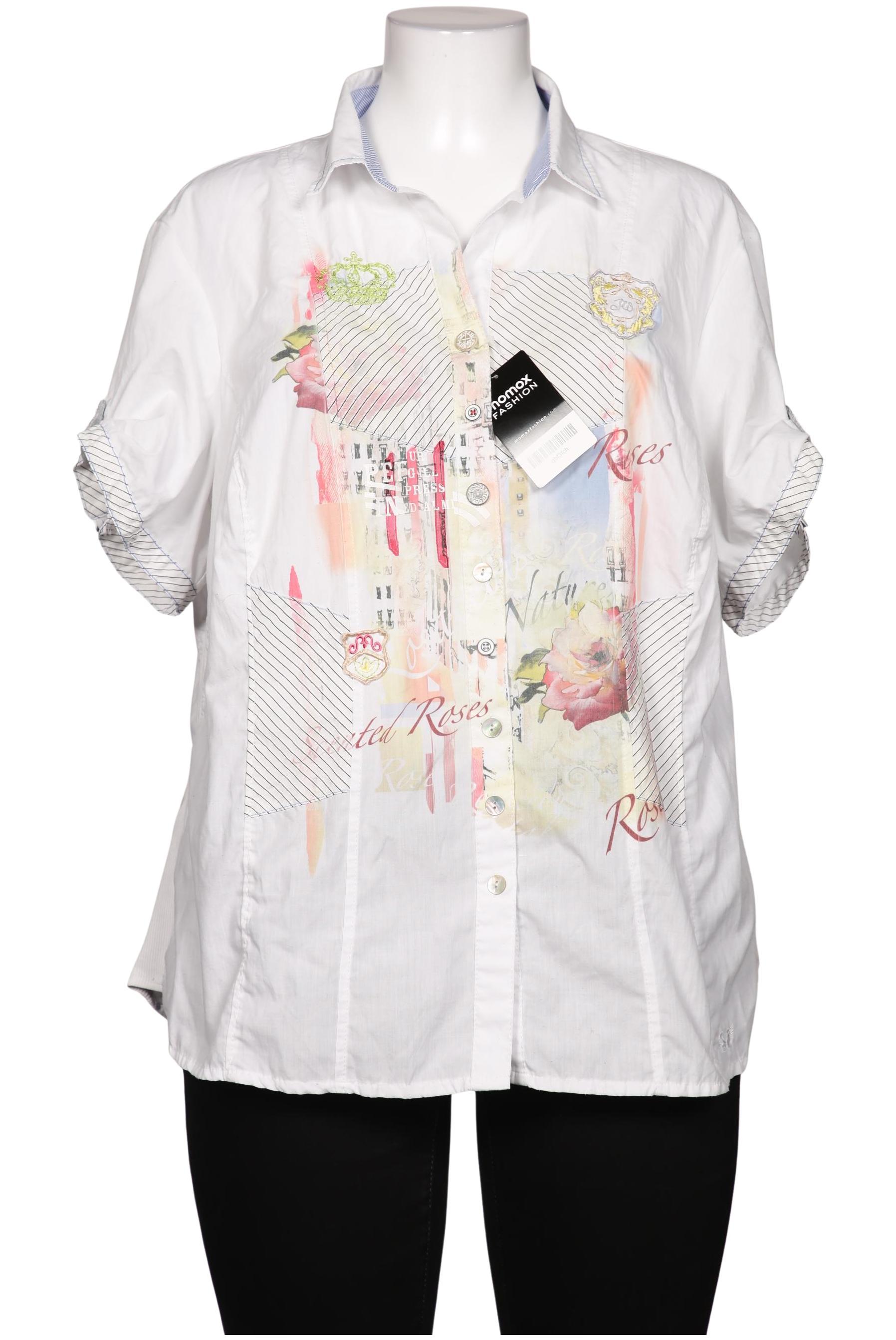 

justWhite Damen Bluse, weiß, Gr. 48