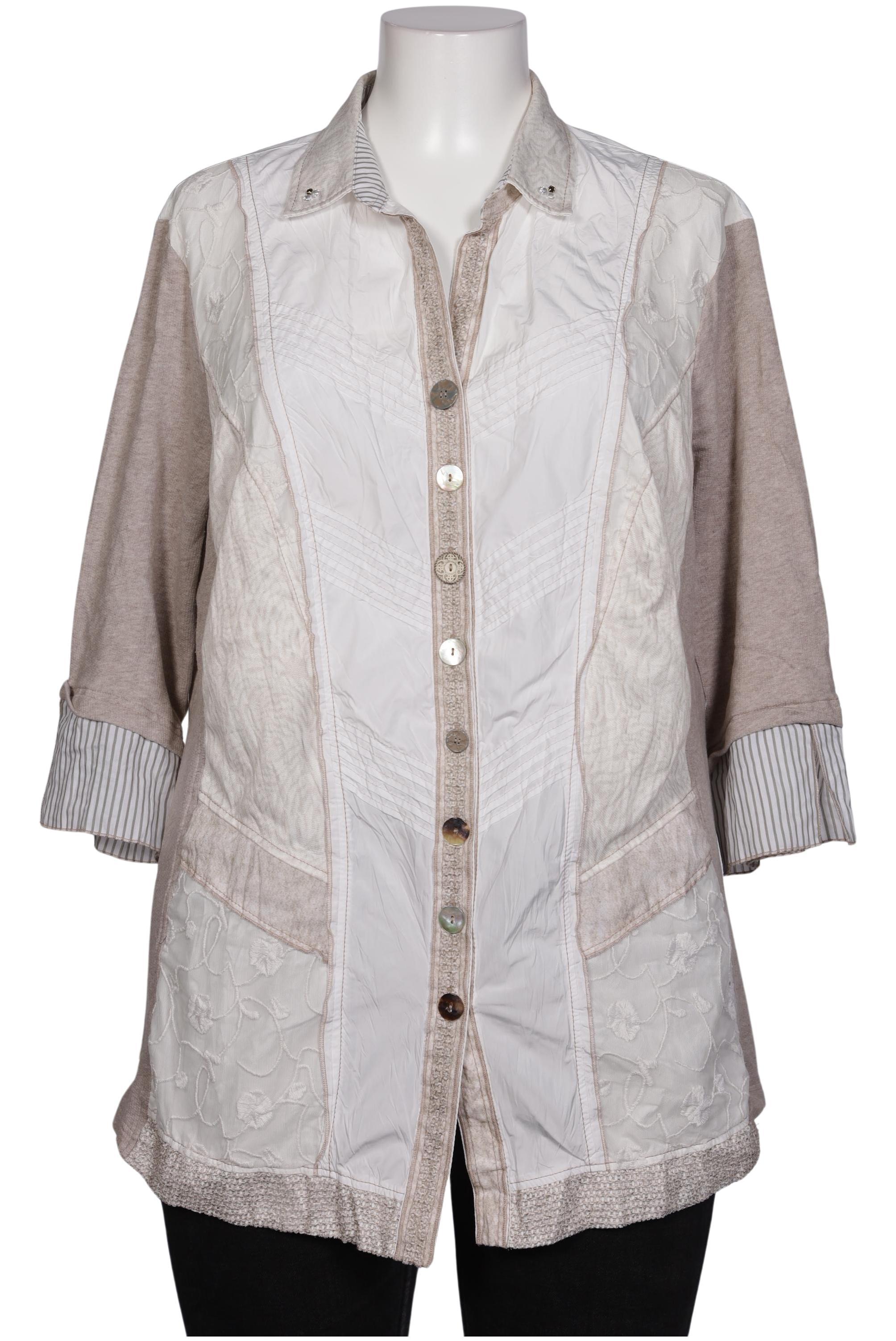 

justWhite Damen Bluse, mehrfarbig, Gr. 48