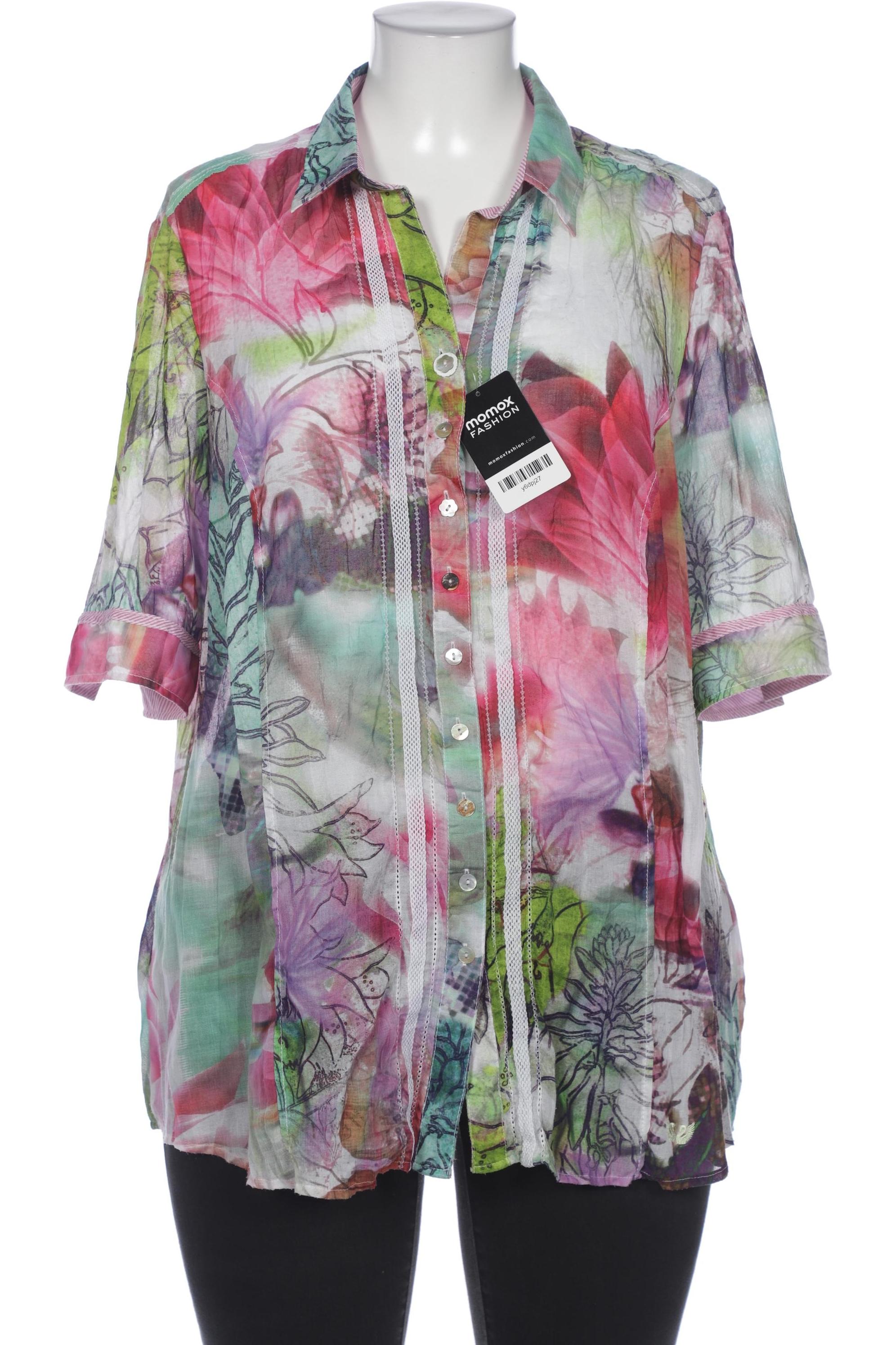 

justWhite Damen Bluse, mehrfarbig, Gr. 48