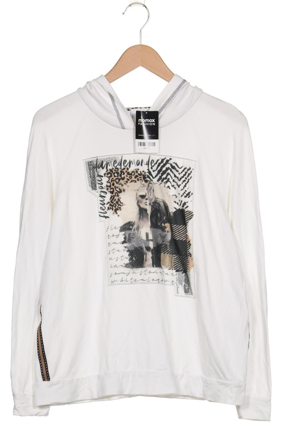 

justWhite Damen Kapuzenpullover, weiß, Gr. 38
