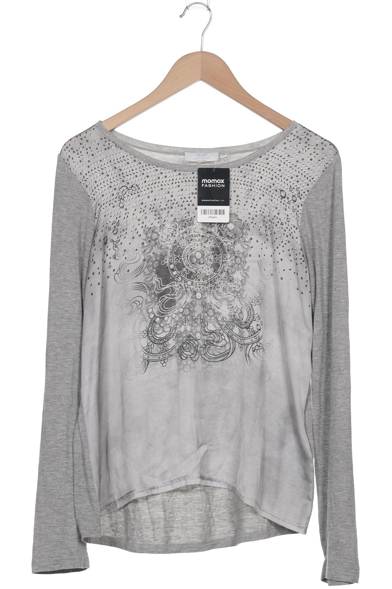 

justWhite Damen Langarmshirt, grau, Gr. 40