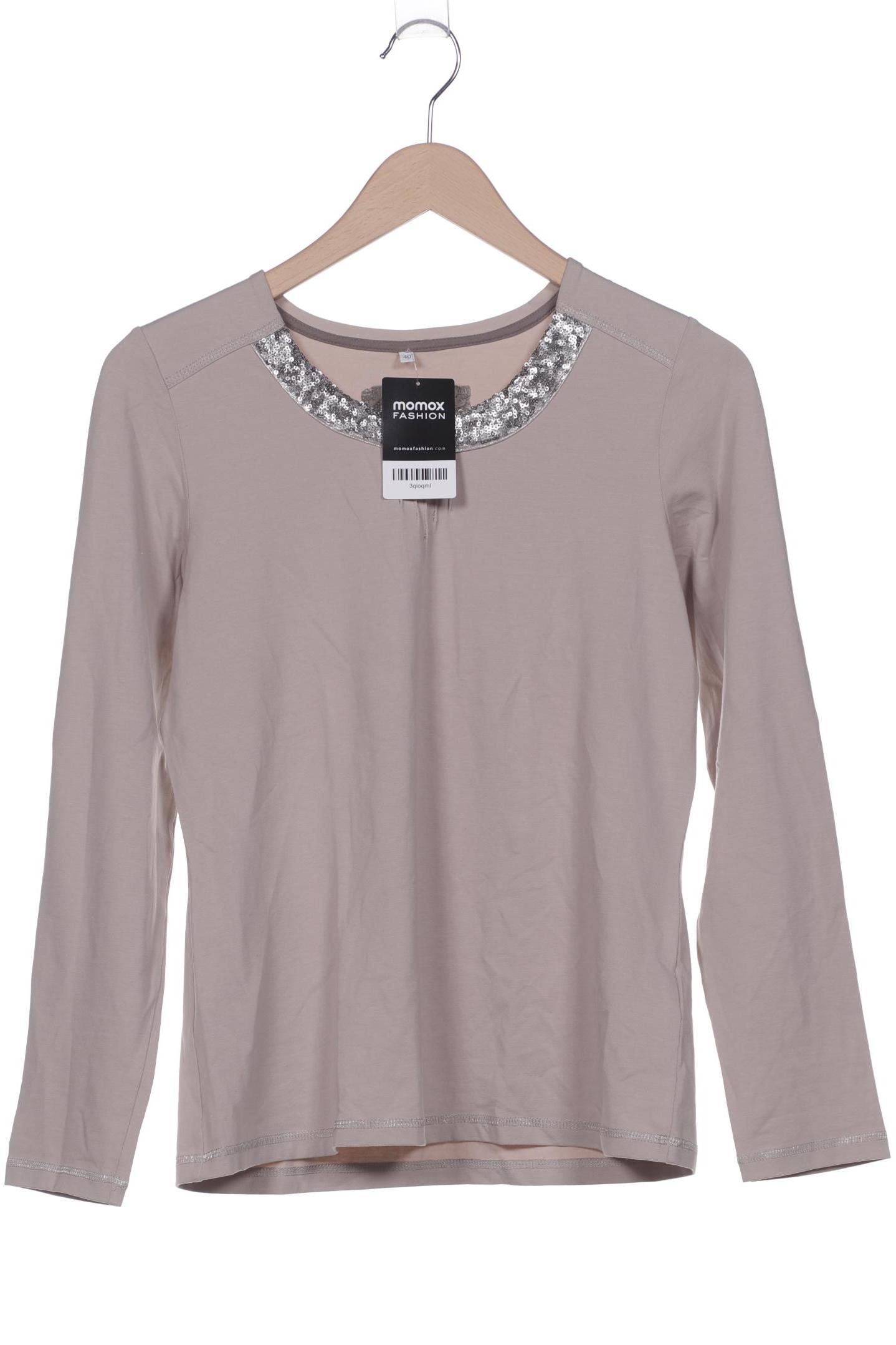

justWhite Damen Langarmshirt, beige, Gr. 40