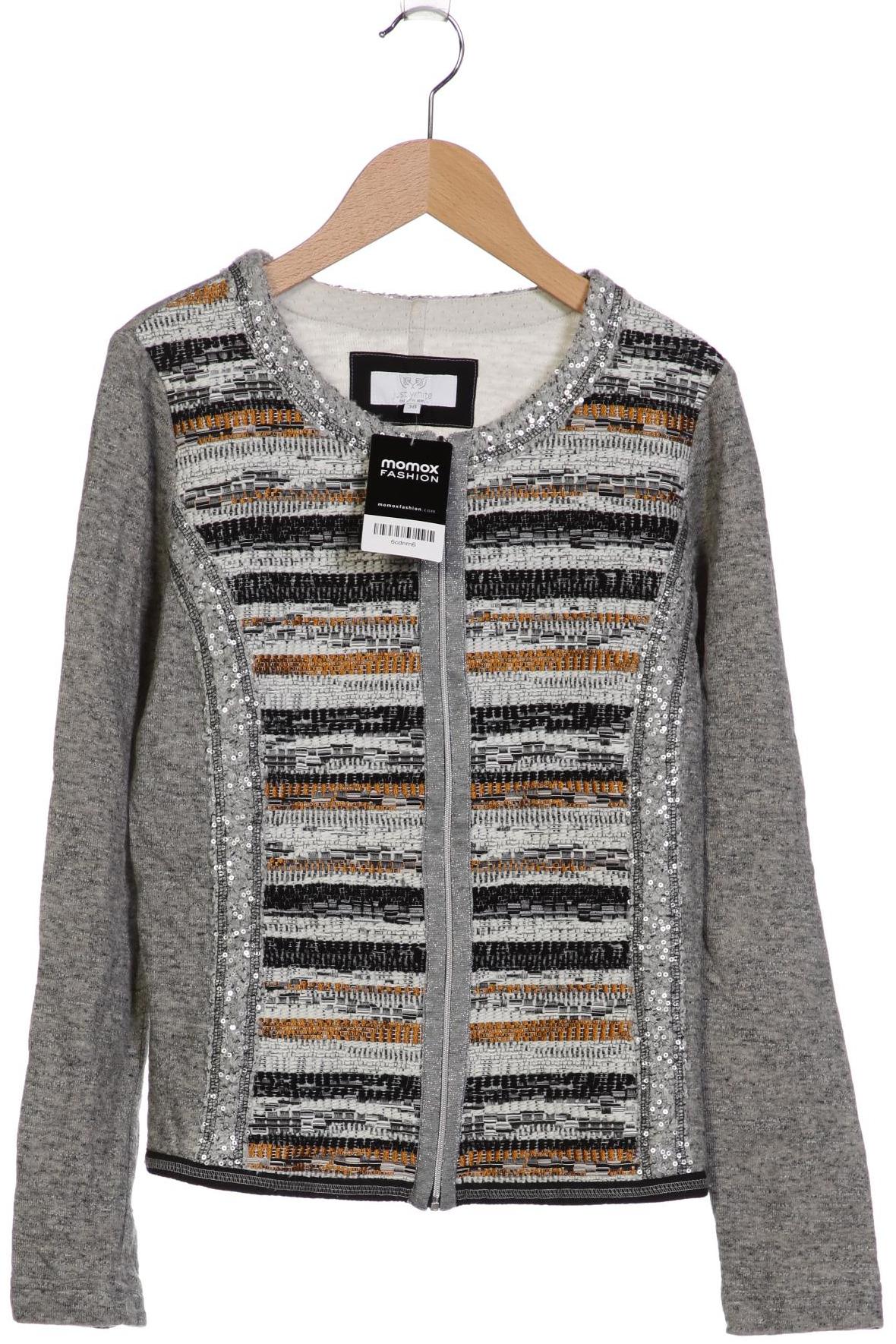 

justWhite Damen Strickjacke, grau, Gr. 38