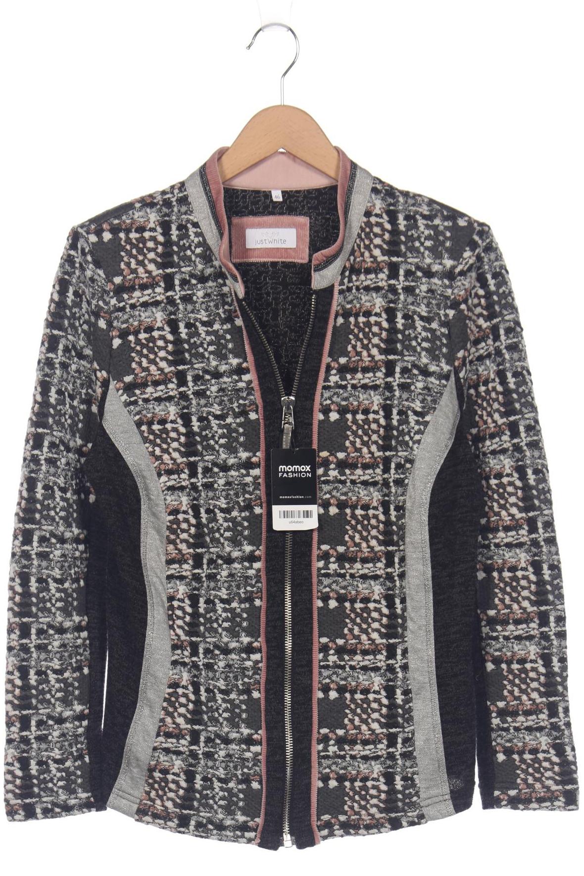 

justWhite Damen Strickjacke, grau, Gr. 46