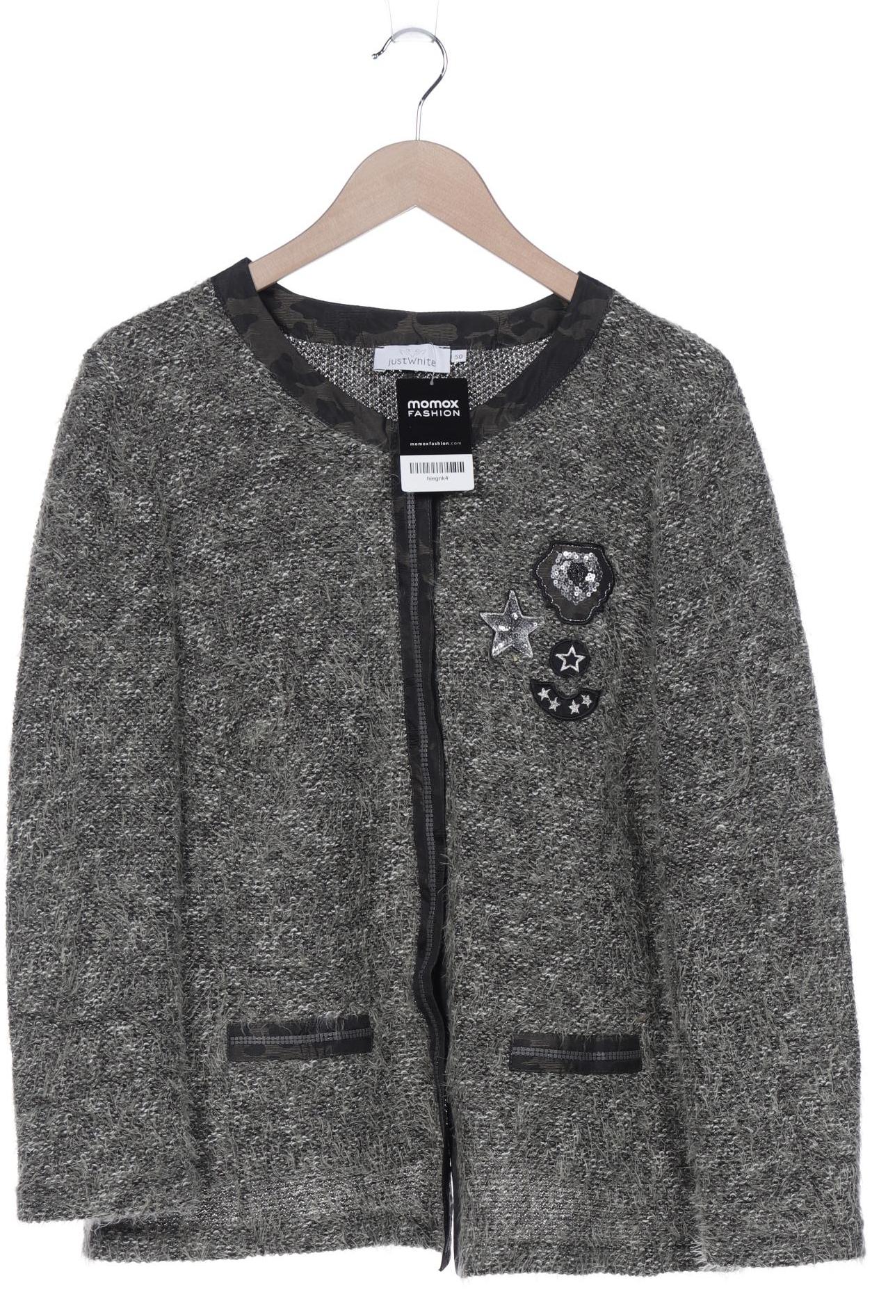 

justWhite Damen Strickjacke, grün, Gr. 50