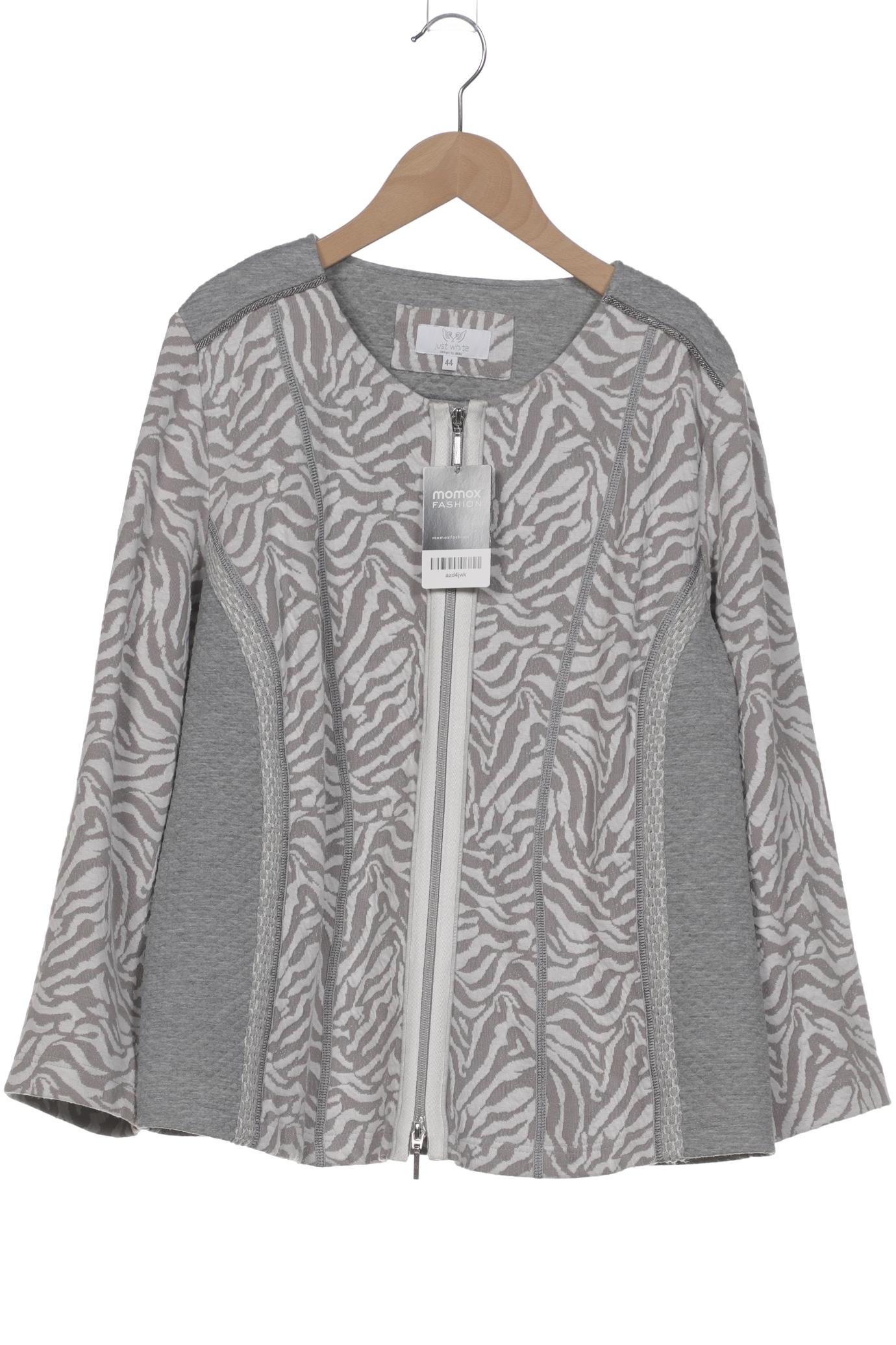 

justWhite Damen Strickjacke, grau, Gr. 44