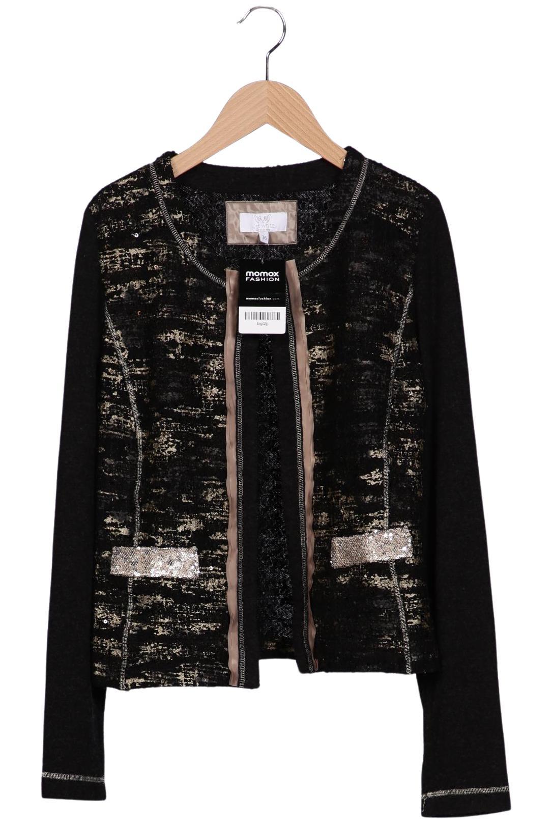 

justWhite Damen Strickjacke, schwarz, Gr. 36