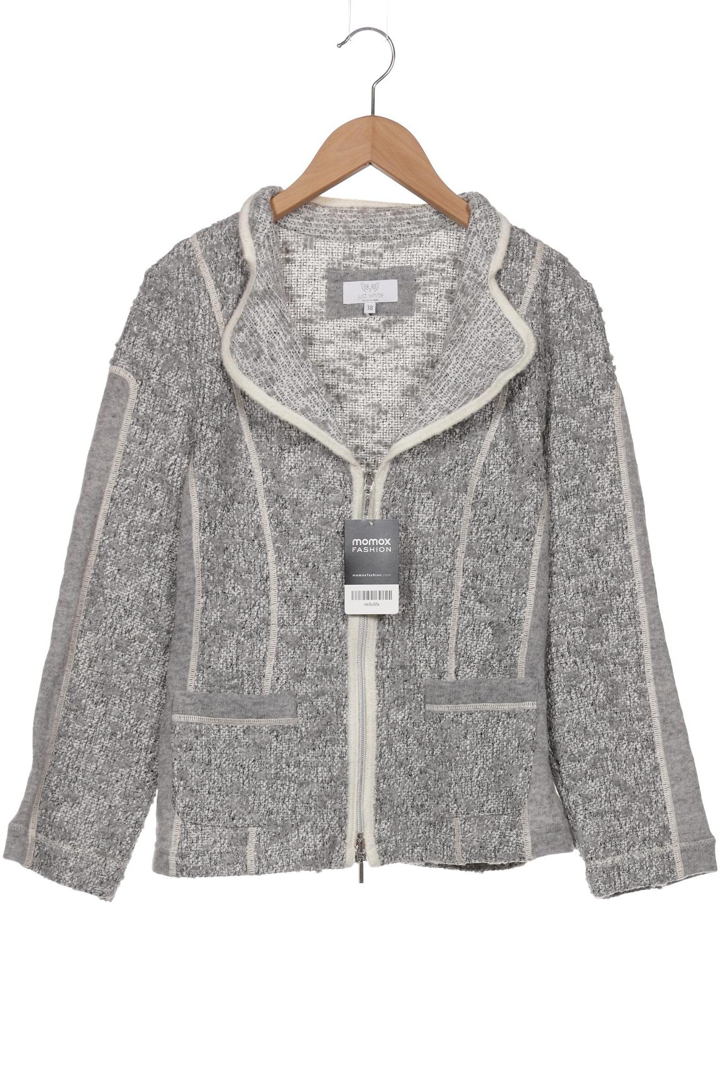 

justWhite Damen Strickjacke, grau, Gr. 38