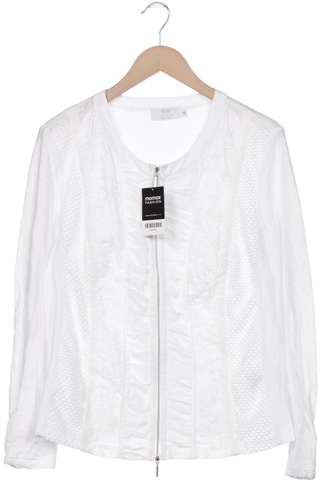 

justWhite Damen Strickjacke, weiß