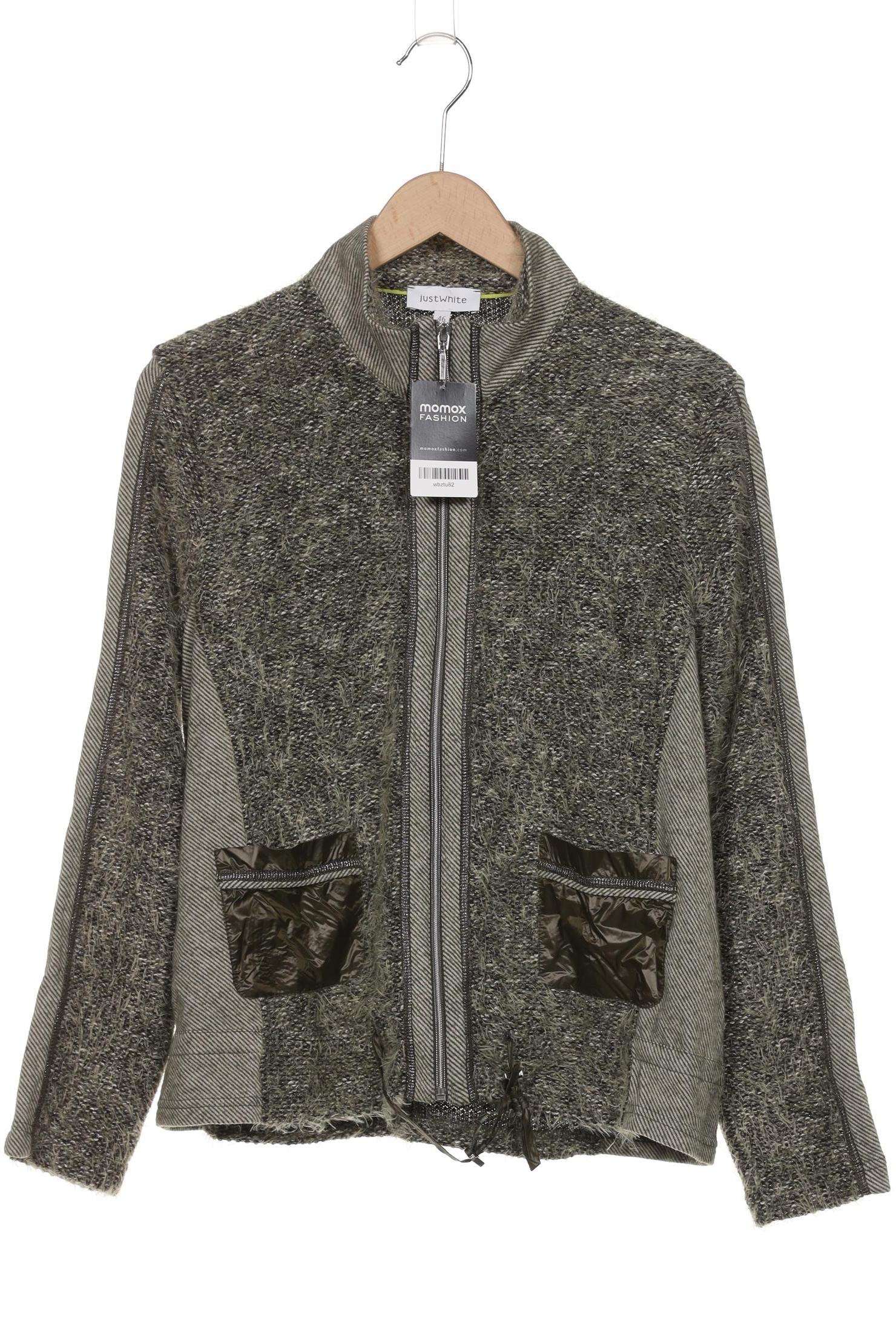 

justWhite Damen Strickjacke, grün, Gr. 46