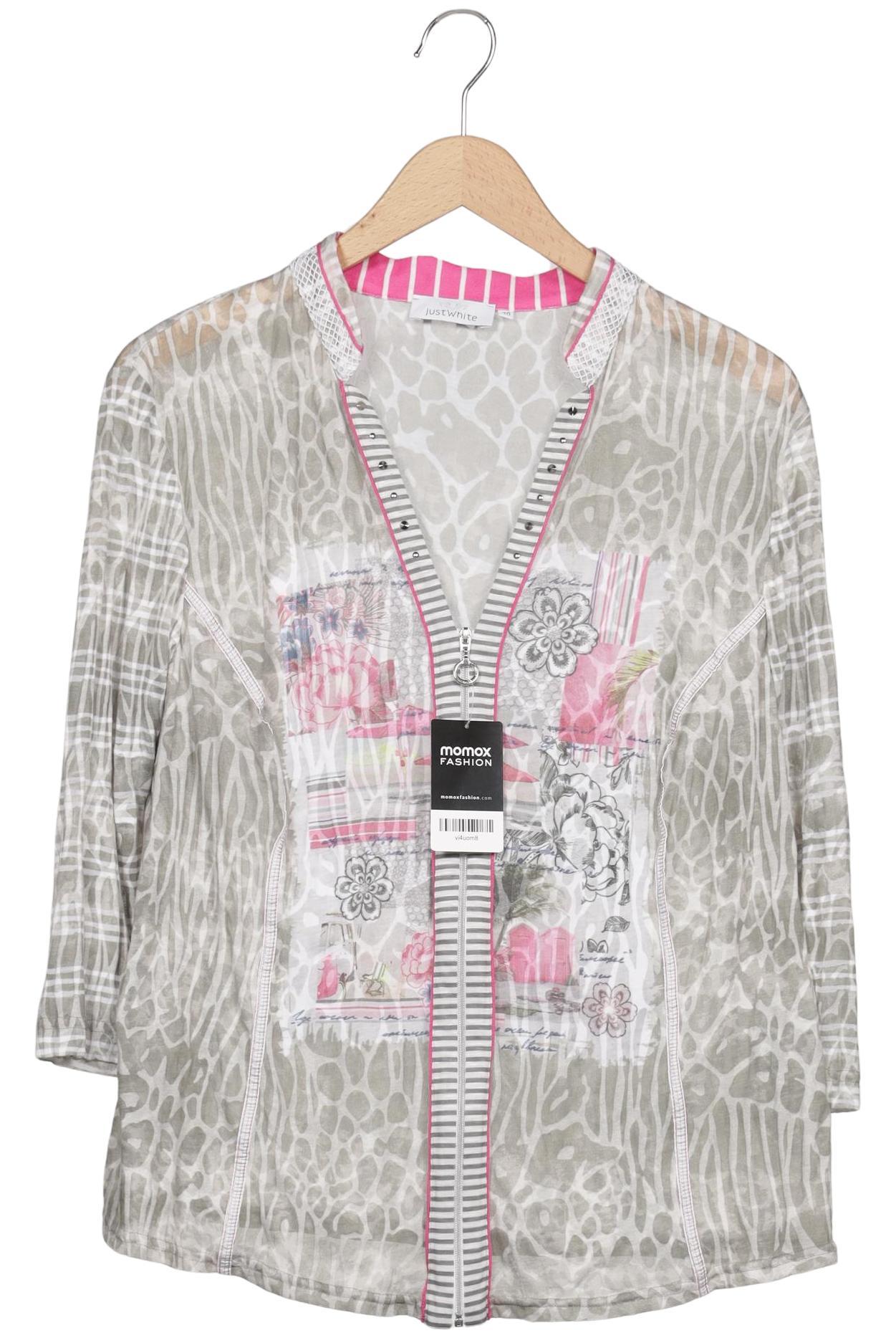 

justWhite Damen Strickjacke, mehrfarbig, Gr. 48