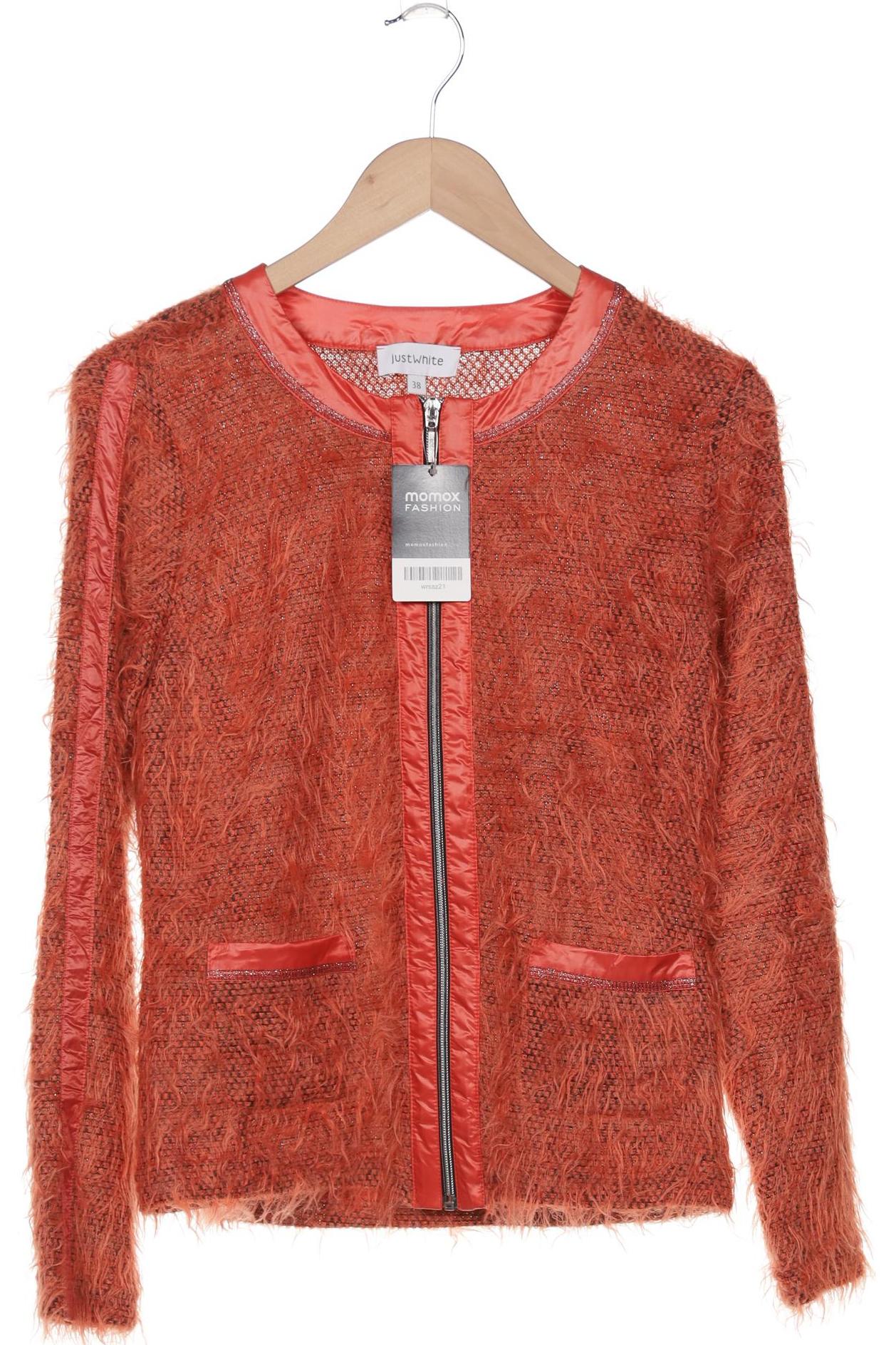

justWhite Damen Strickjacke, orange, Gr. 38
