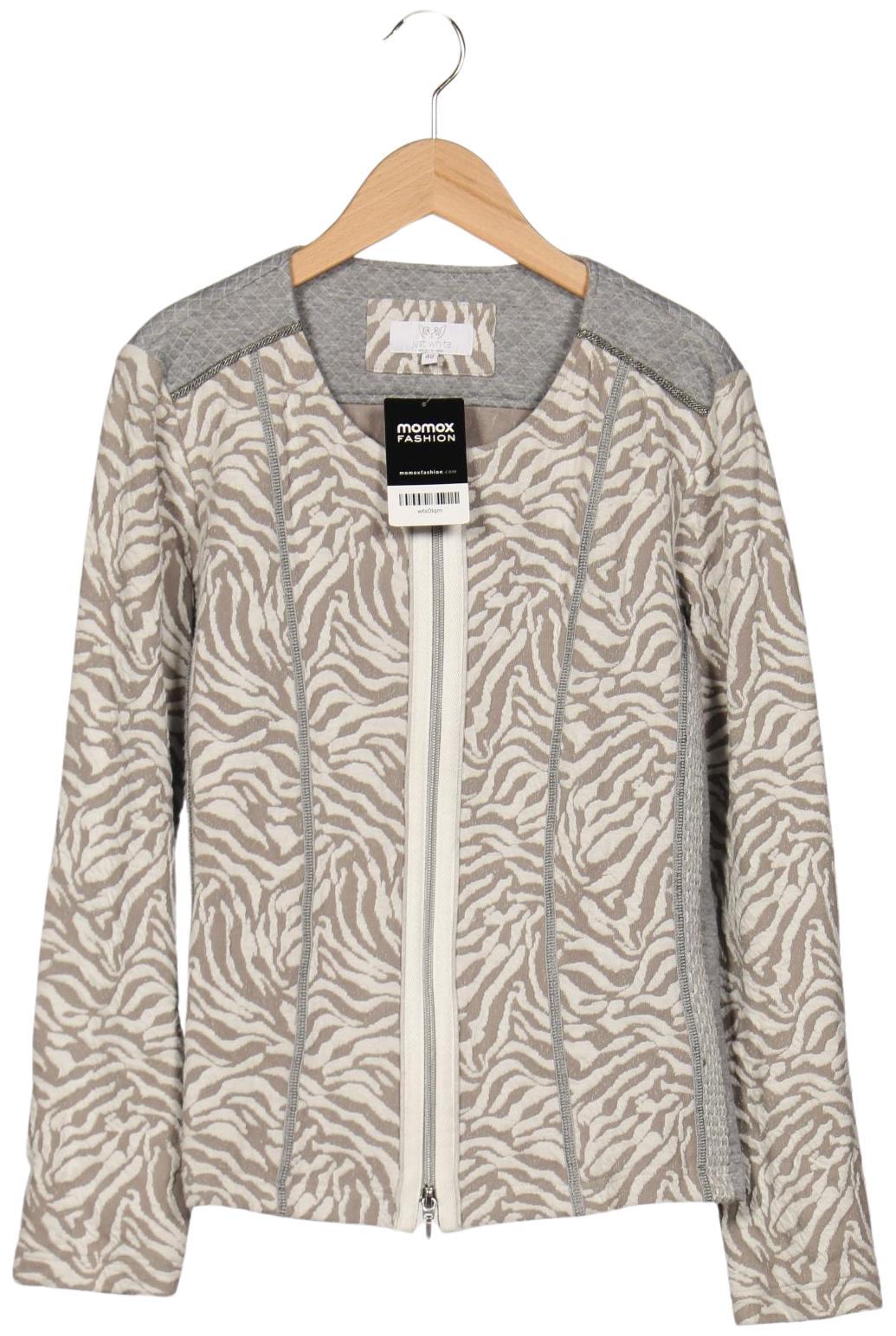

justWhite Damen Strickjacke, grau, Gr. 40