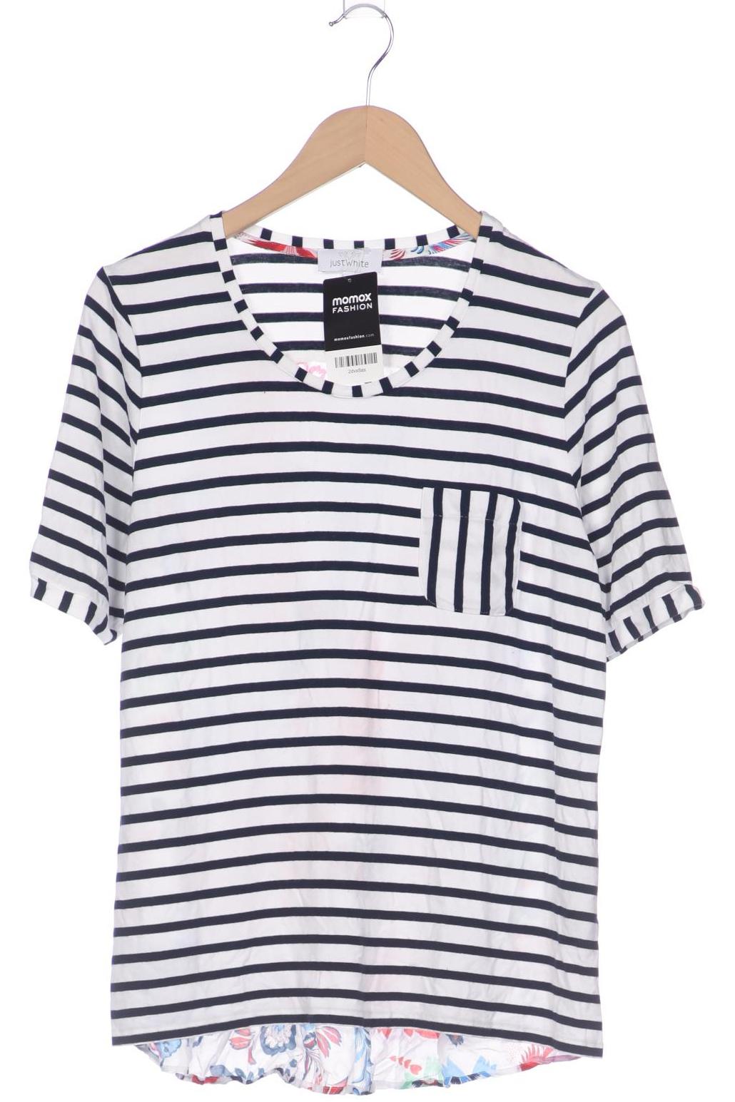 

justWhite Damen T-Shirt, weiß, Gr. 40