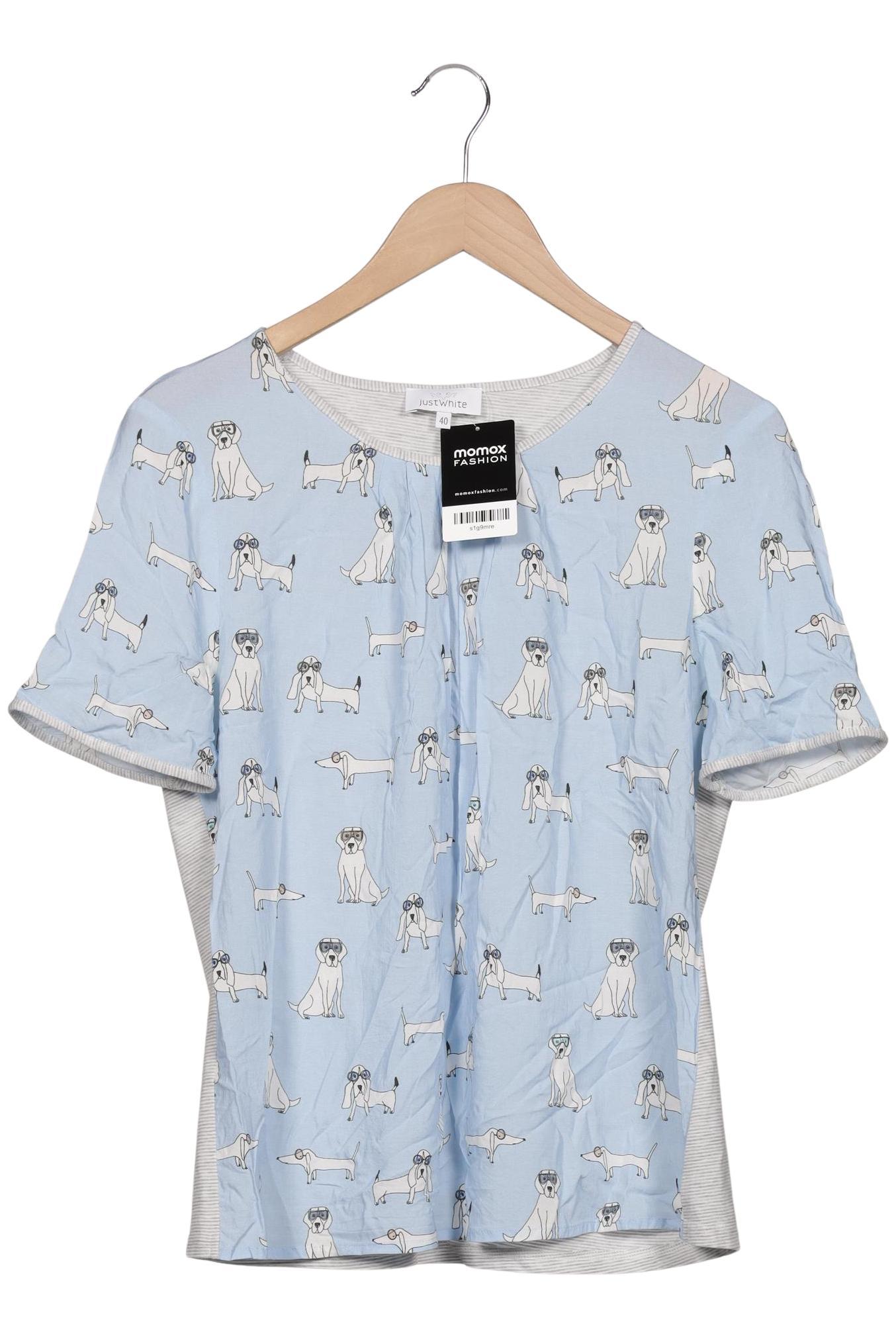 

justWhite Damen T-Shirt, mehrfarbig, Gr. 40