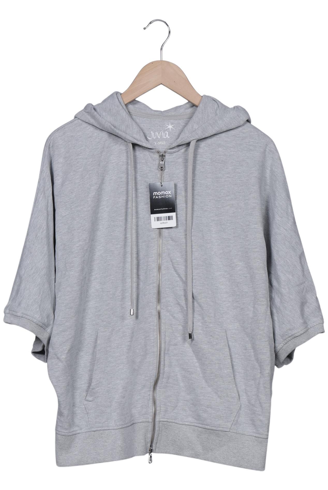 

Juvia Damen Kapuzenpullover, grau, Gr. 34