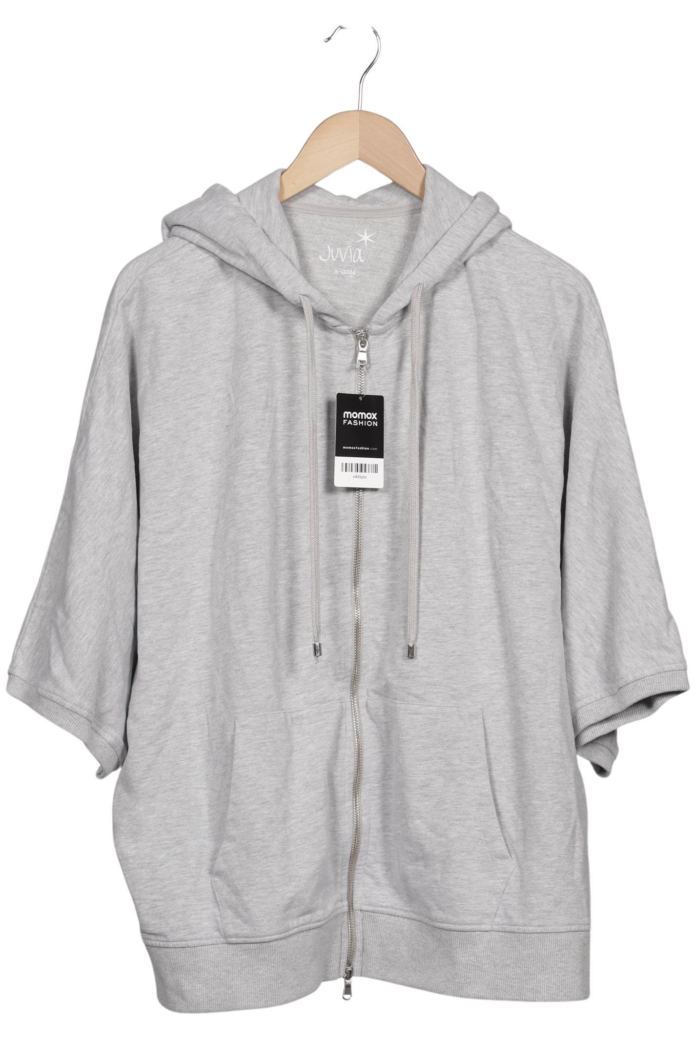 

Juvia Damen Kapuzenpullover, grau, Gr. 44