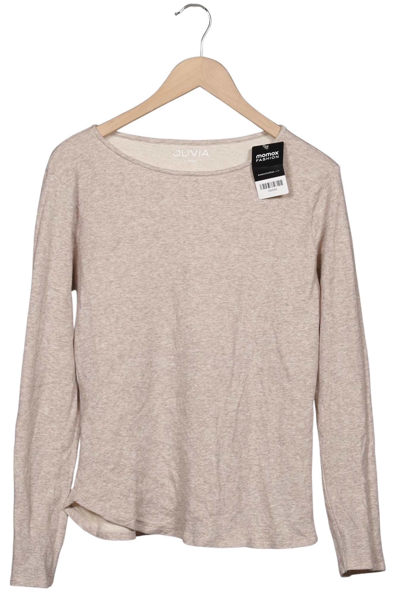 

Juvia Damen Langarmshirt, beige, Gr. 42