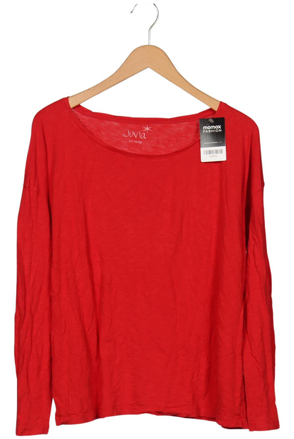 

Juvia Damen Langarmshirt, rot, Gr. 46