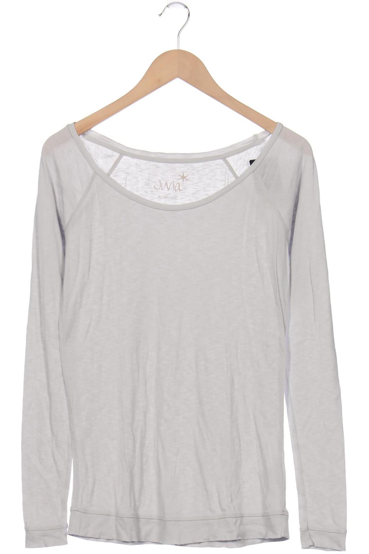 

Juvia Damen Langarmshirt, grau, Gr. 34