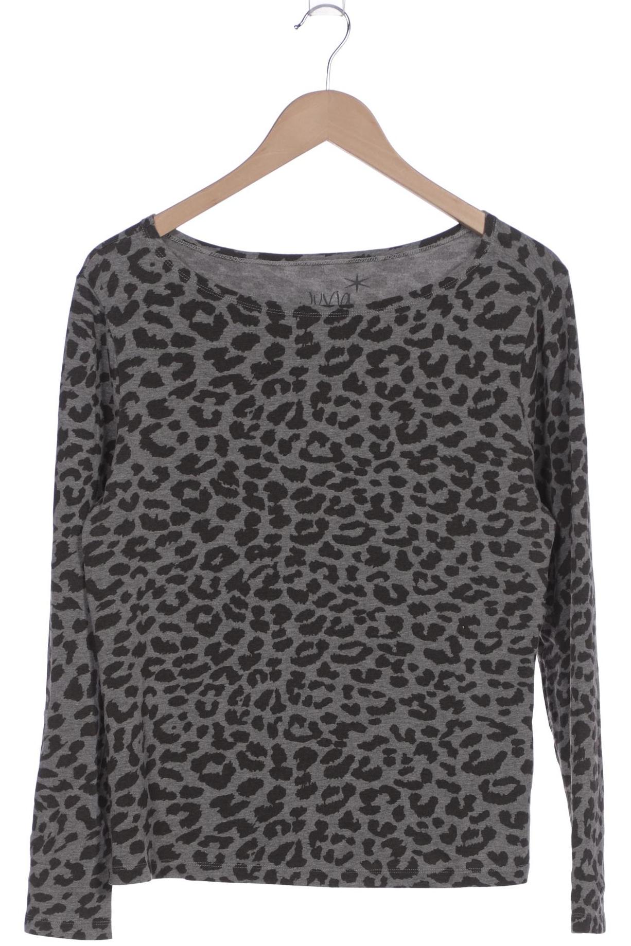 

Juvia Damen Langarmshirt, grau, Gr. 38