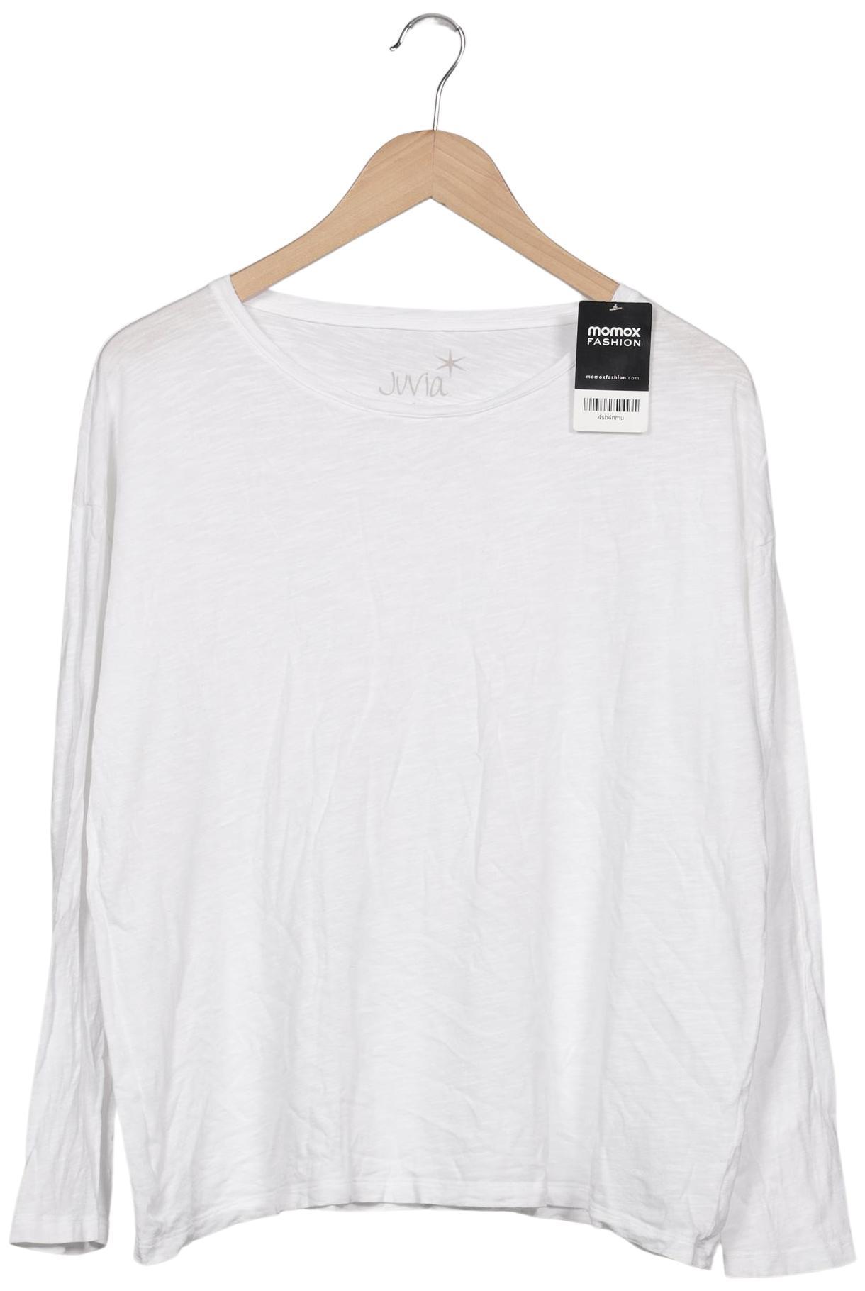 

Juvia Damen Langarmshirt, weiß, Gr. 38