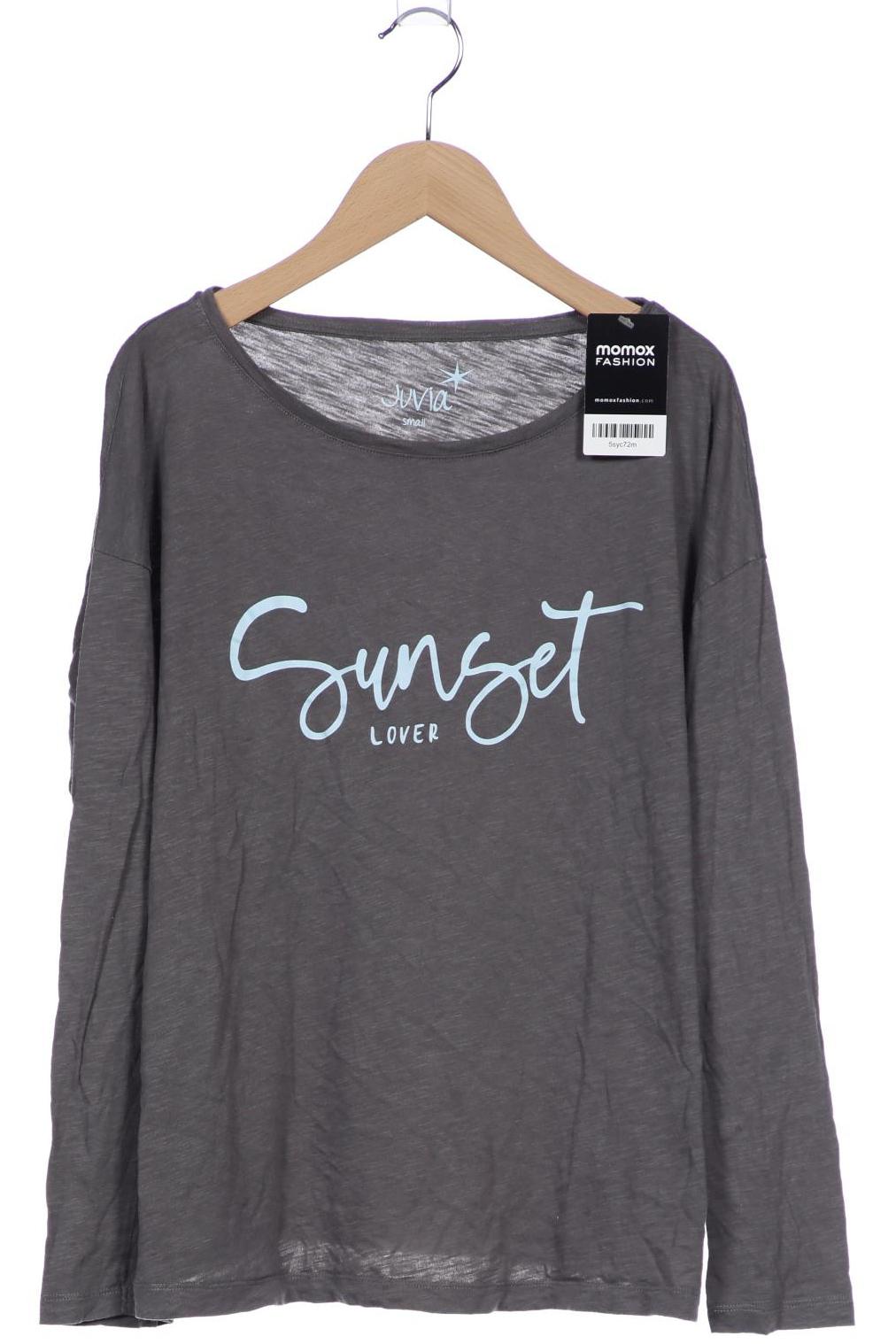 

Juvia Damen Langarmshirt, grau, Gr. 36
