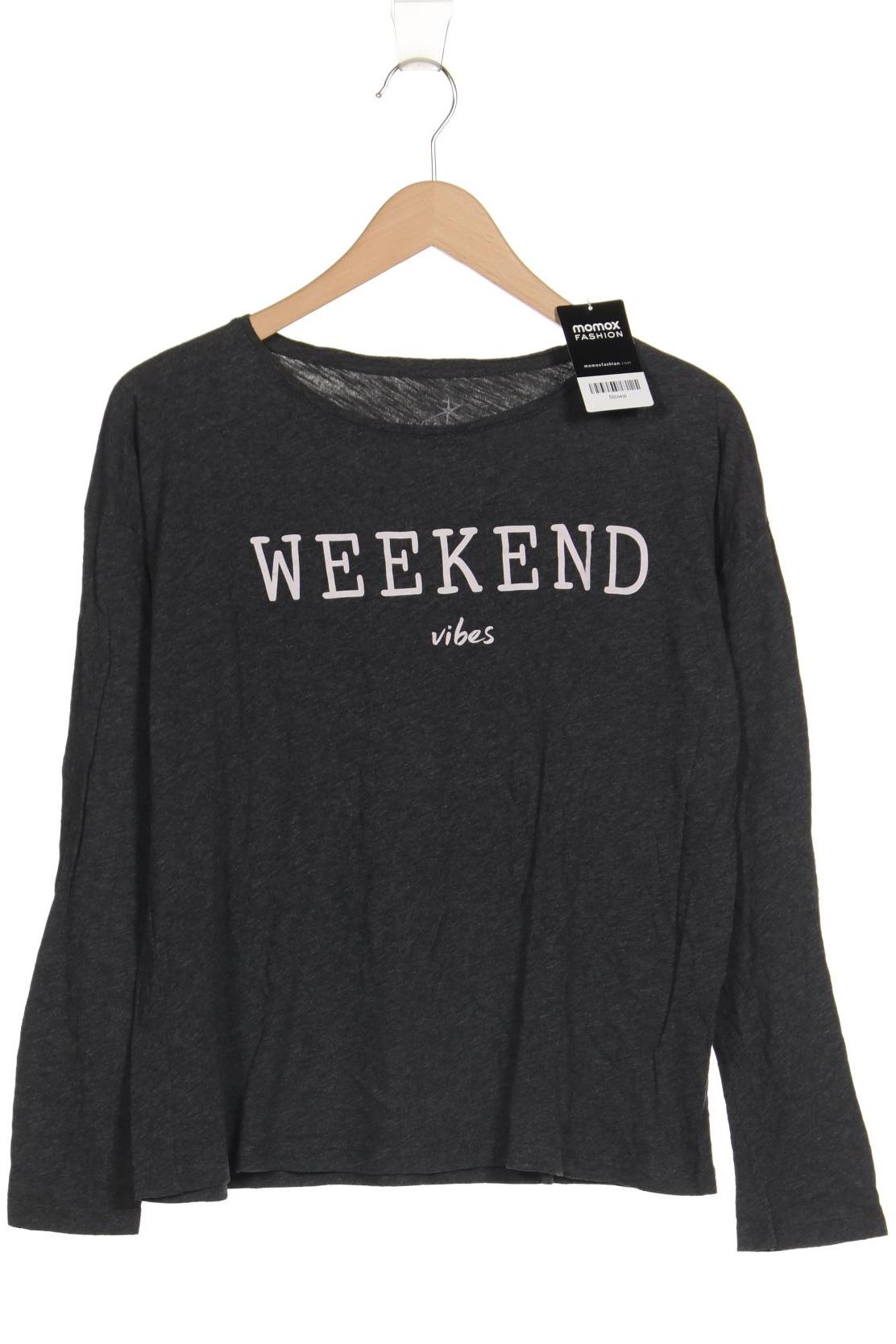 

Juvia Damen Langarmshirt, grau, Gr. 38