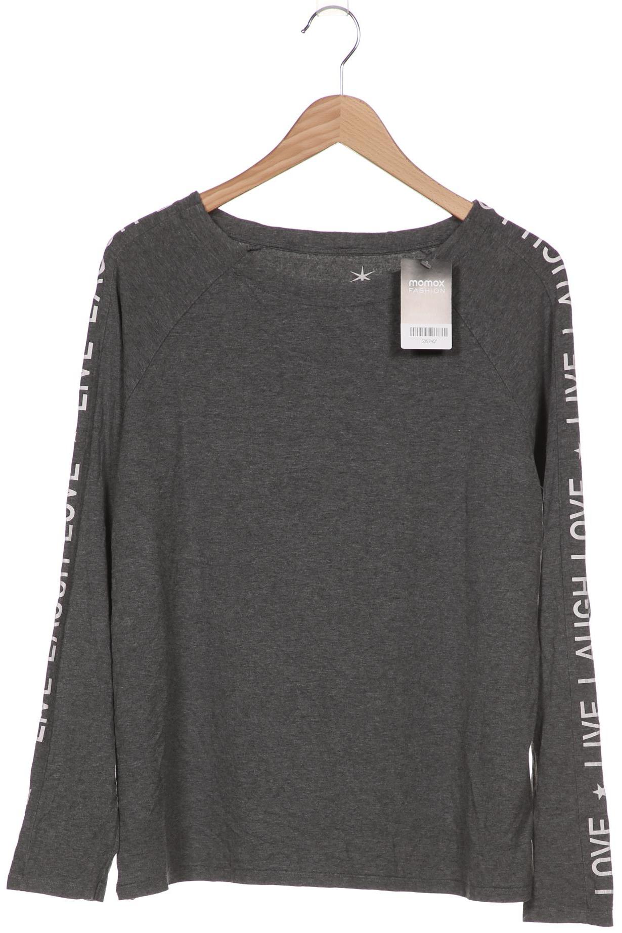 

Juvia Damen Langarmshirt, grau, Gr. 38