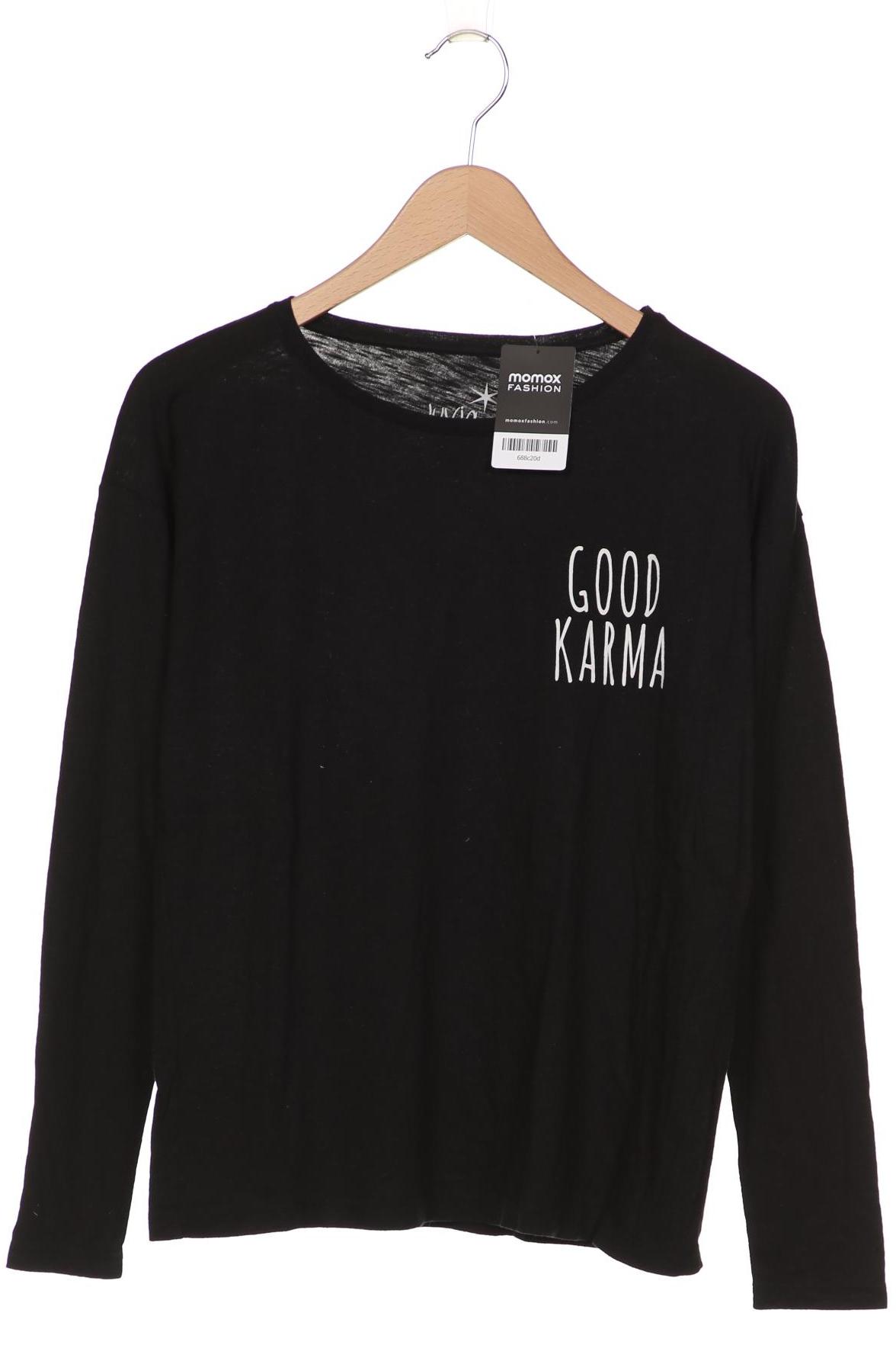 

Juvia Damen Langarmshirt, schwarz, Gr. 34