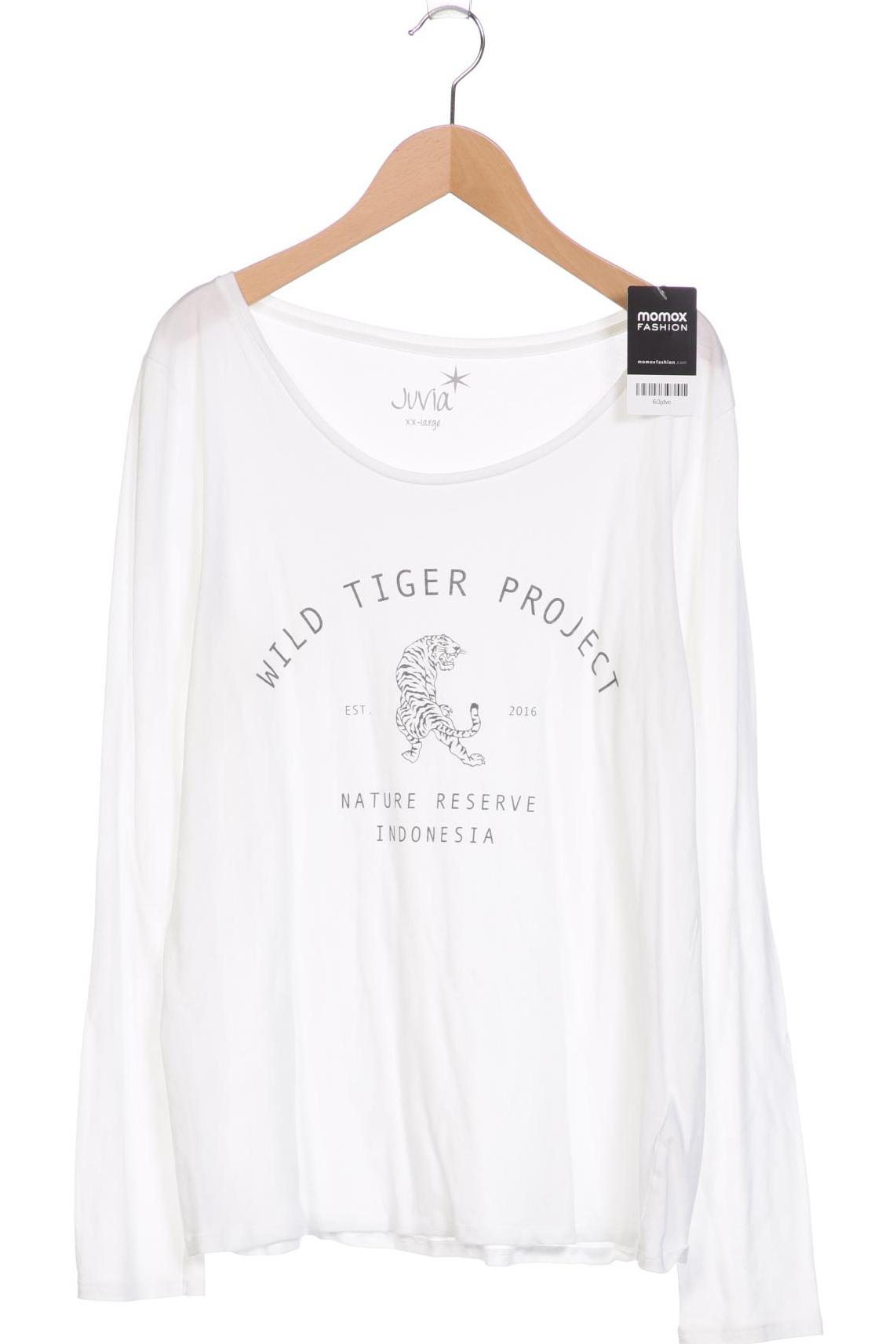 

Juvia Damen Langarmshirt, weiß