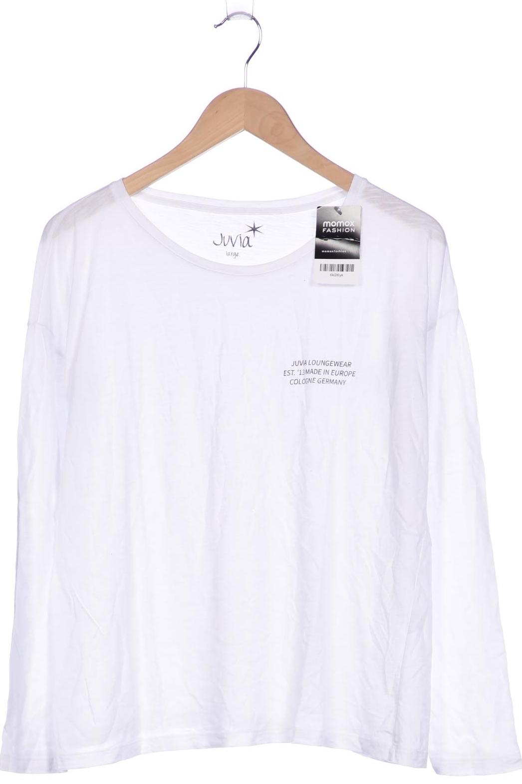 

Juvia Damen Langarmshirt, weiß, Gr. 42