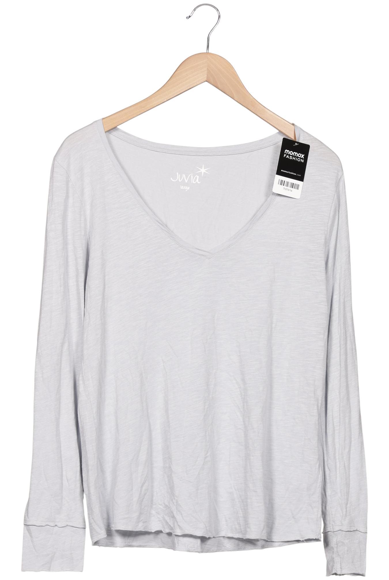

Juvia Damen Langarmshirt, hellblau, Gr. 42