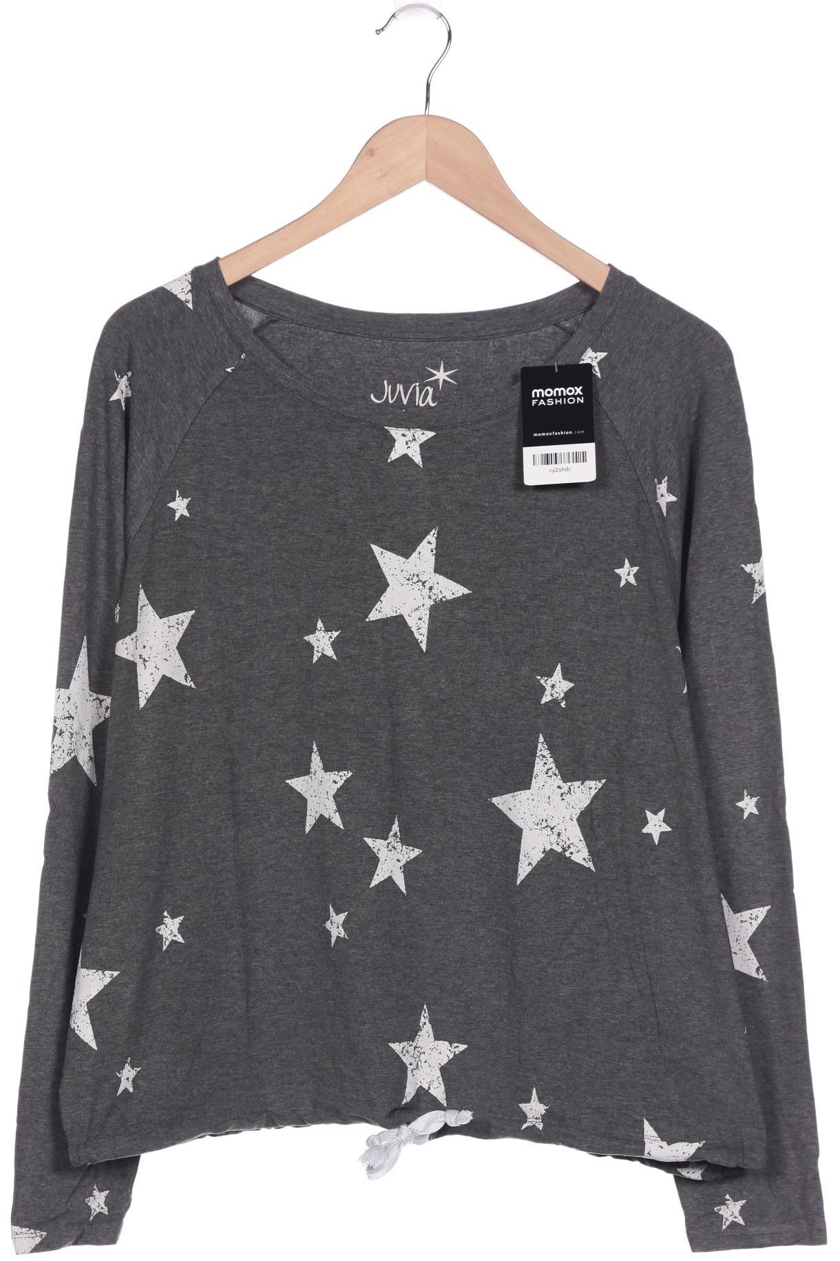

Juvia Damen Langarmshirt, grau, Gr. 34