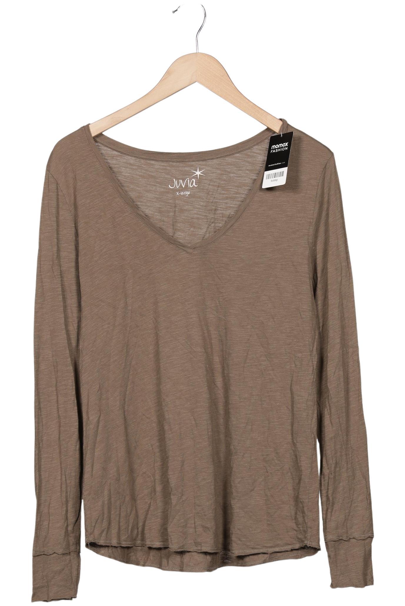 

Juvia Damen Langarmshirt, braun, Gr. 44