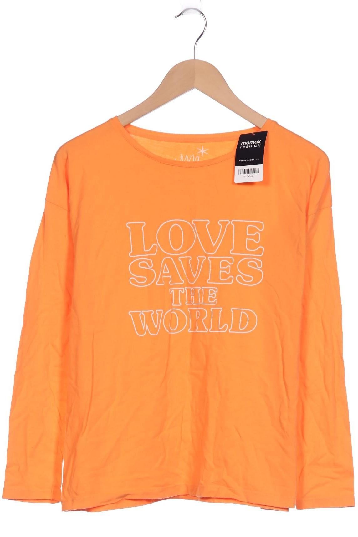 

Juvia Damen Langarmshirt, orange, Gr. 36