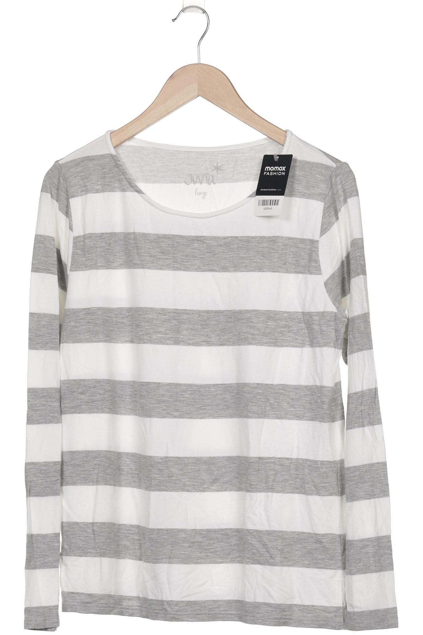 

Juvia Damen Langarmshirt, weiß, Gr. 42