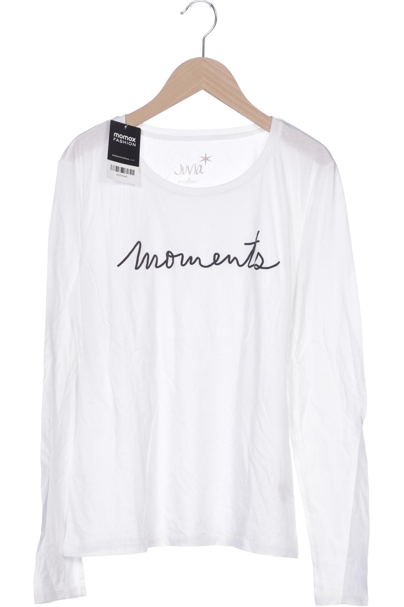 

Juvia Damen Langarmshirt, weiß, Gr. 38