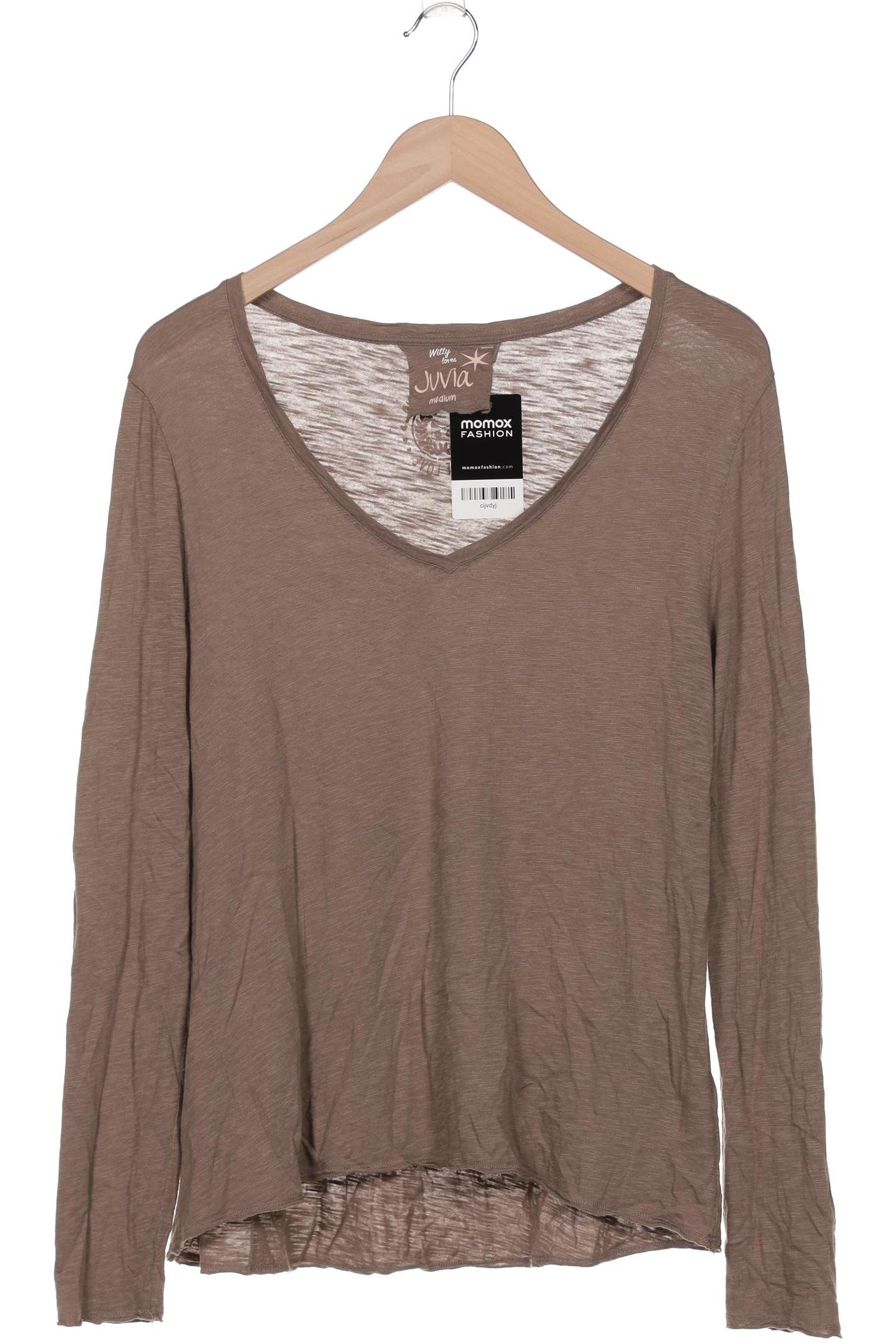 

Juvia Damen Langarmshirt, braun, Gr. 38