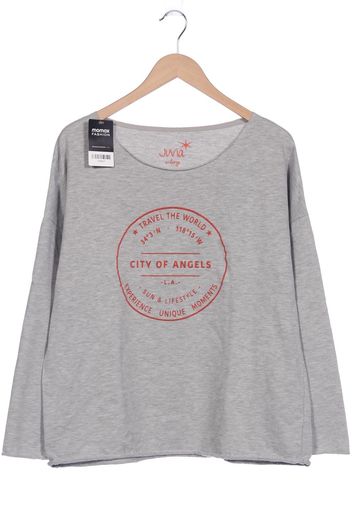 

Juvia Damen Langarmshirt, grau, Gr. 44