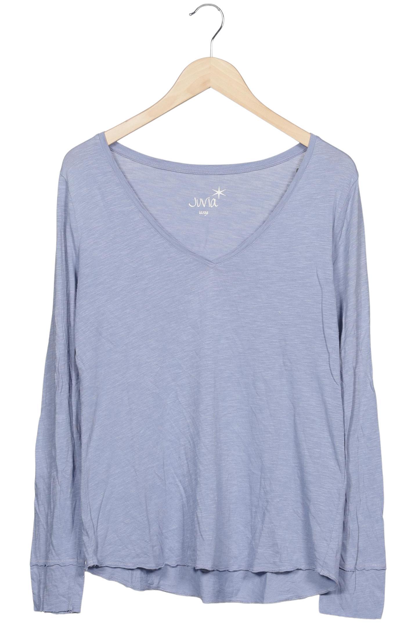 

Juvia Damen Langarmshirt, hellblau, Gr. 42