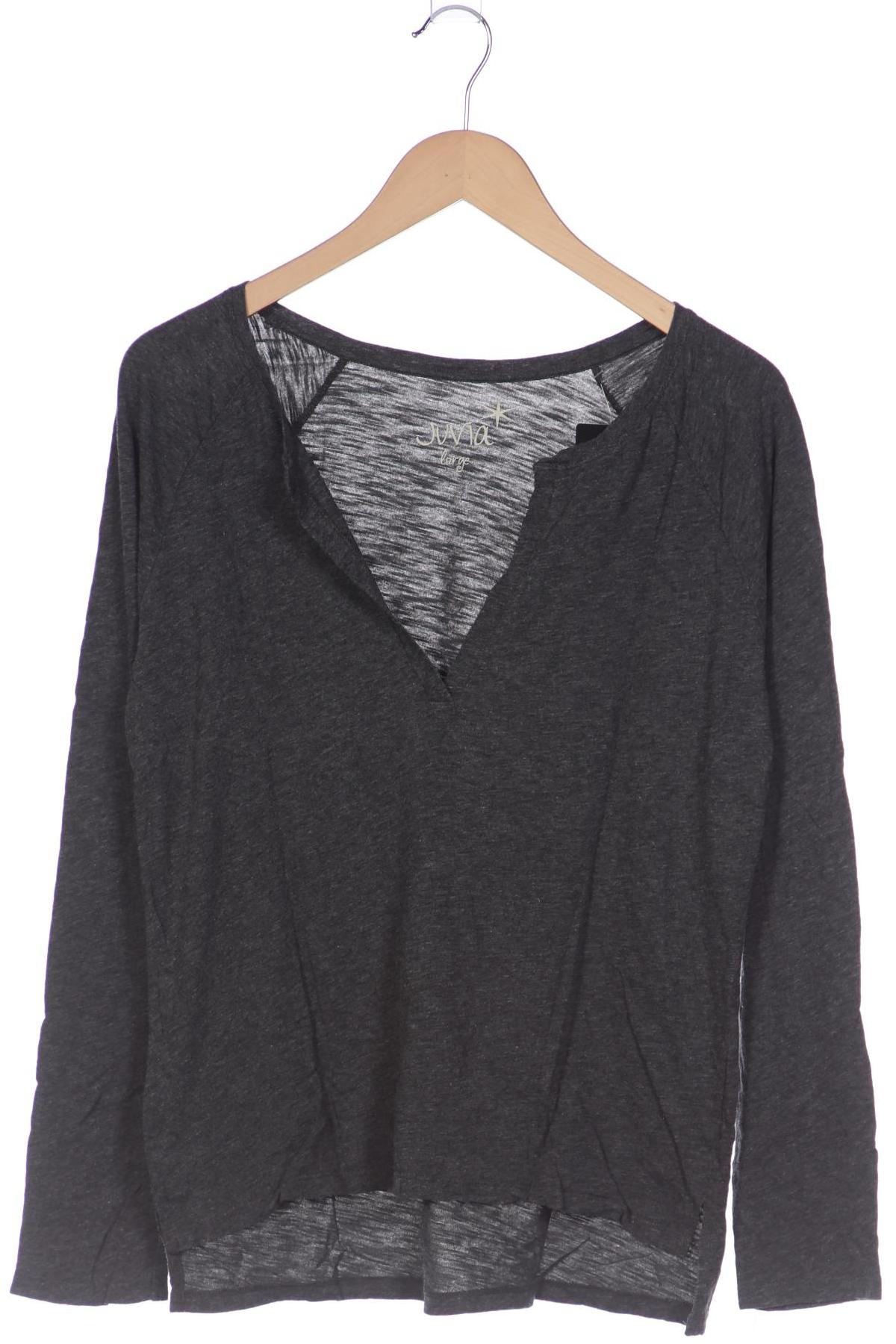 

Juvia Damen Langarmshirt, grau, Gr. 42