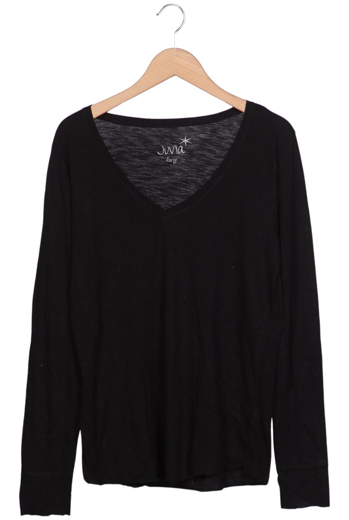 

Juvia Damen Langarmshirt, schwarz, Gr. 42