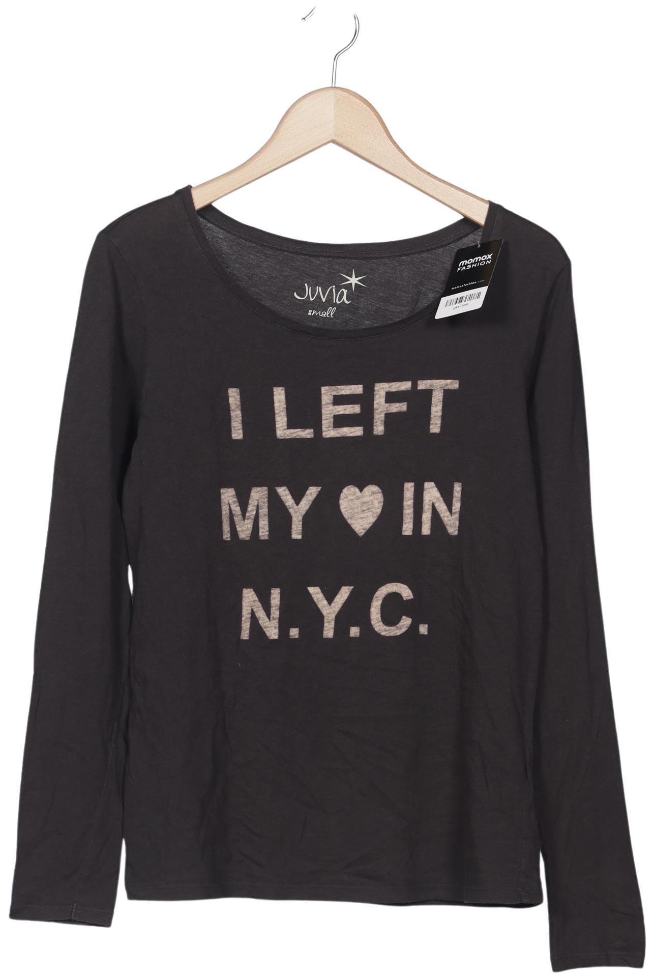 

Juvia Damen Langarmshirt, grau, Gr. 36