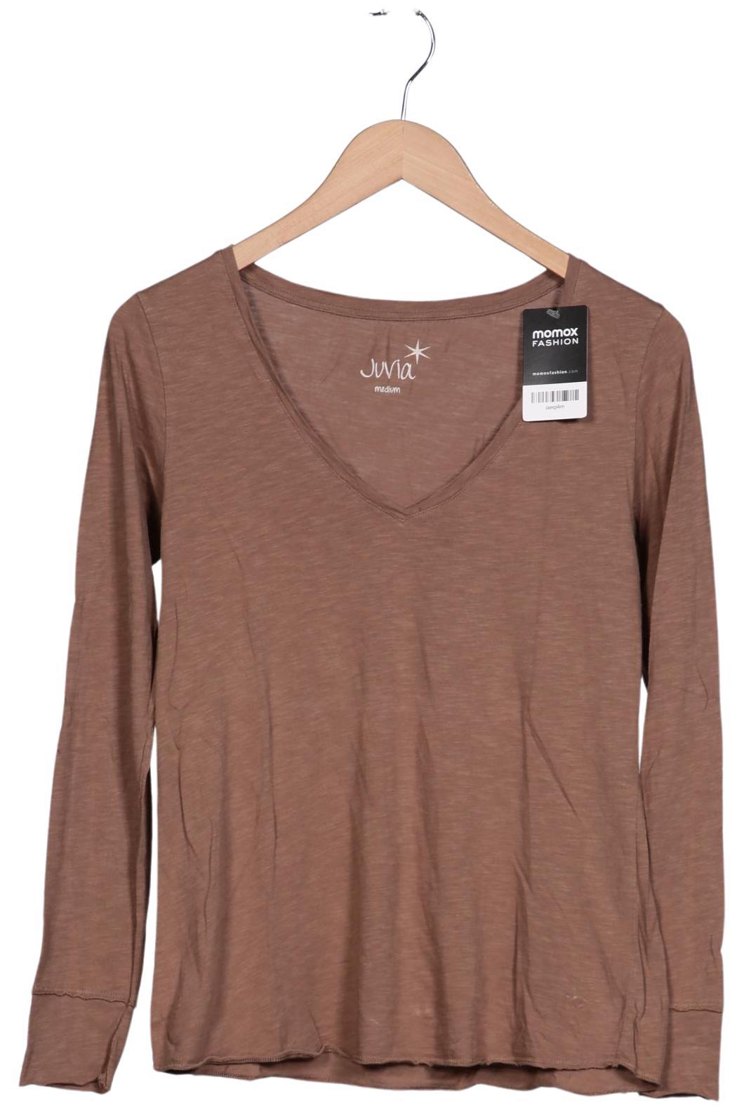 

Juvia Damen Langarmshirt, braun, Gr. 38