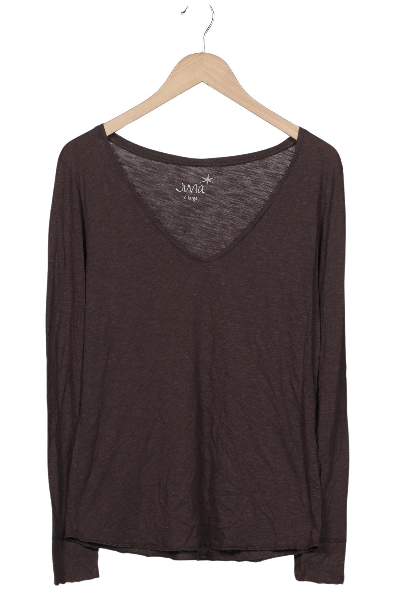 

Juvia Damen Langarmshirt, braun, Gr. 44