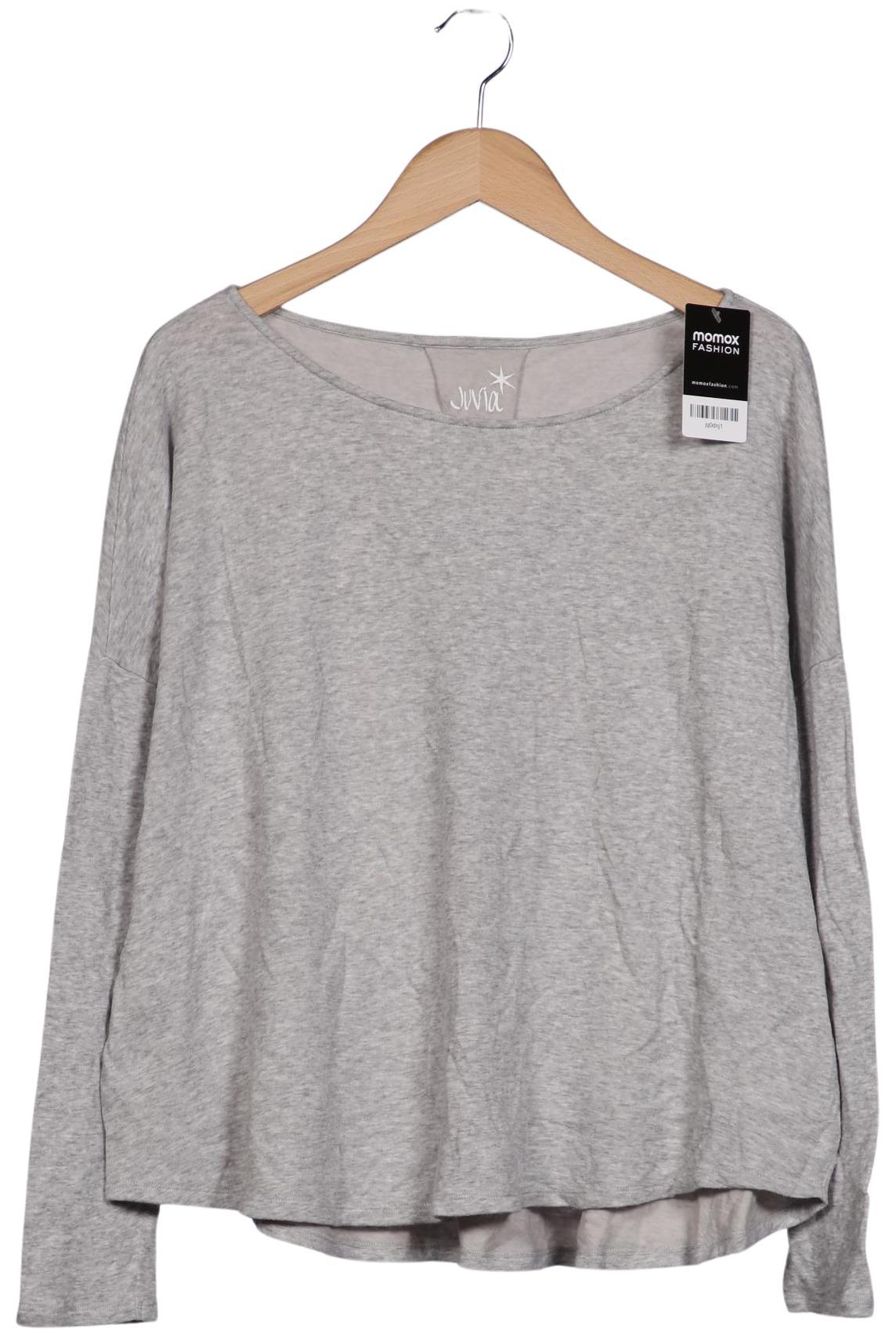 

Juvia Damen Langarmshirt, grau, Gr. 38