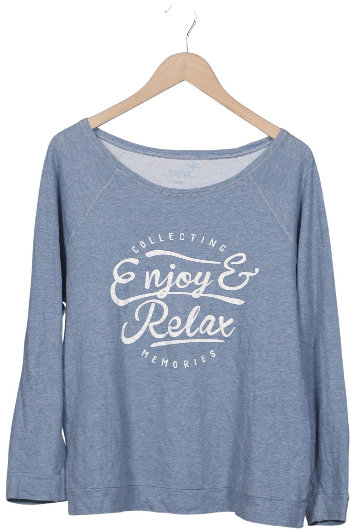 

Juvia Damen Langarmshirt, hellblau, Gr. 42