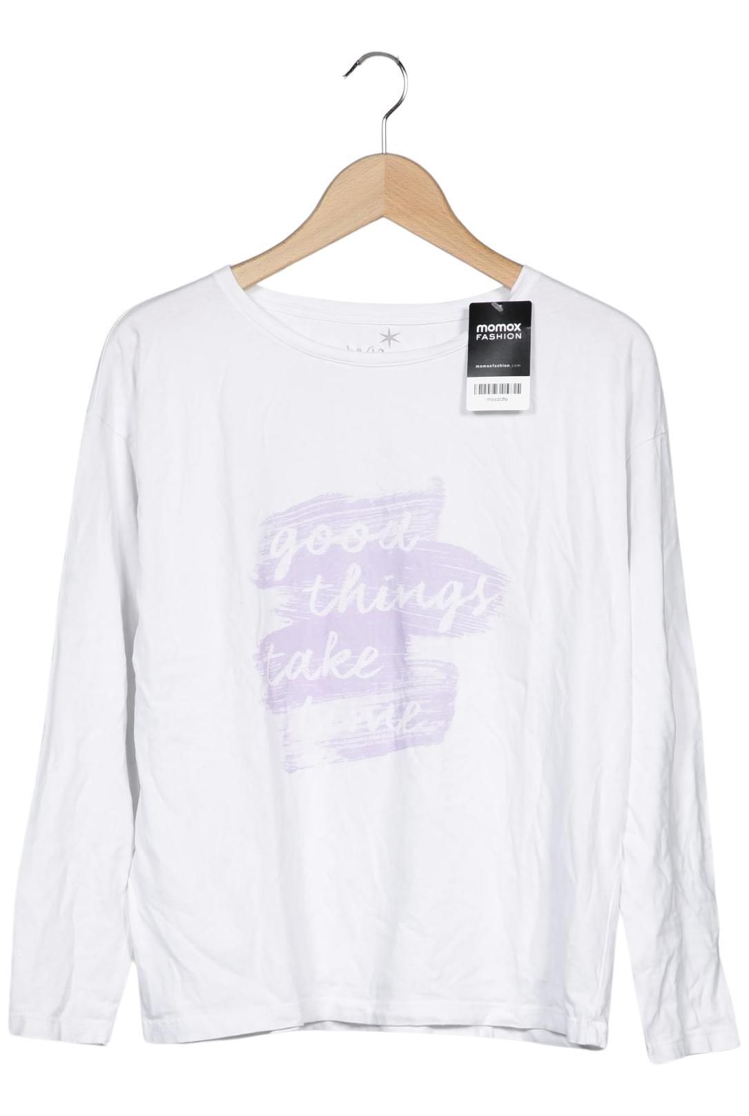 

Juvia Damen Langarmshirt, weiß, Gr. 36