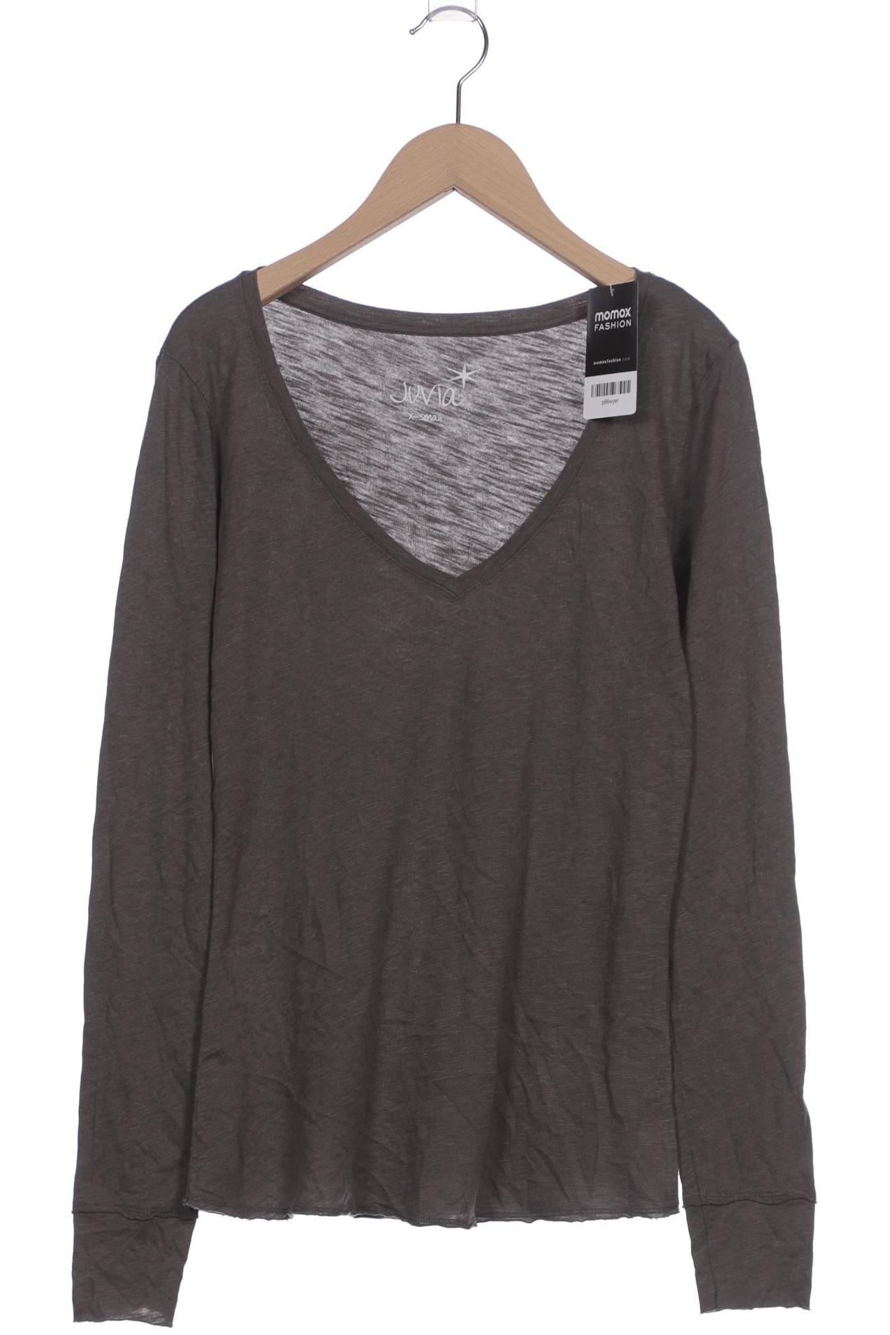 

Juvia Damen Langarmshirt, braun, Gr. 34